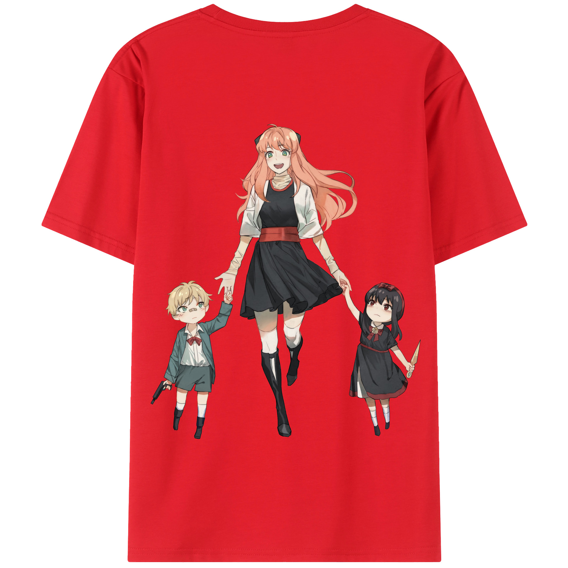 （画像用） SPY×FAMILY间谍家家酒 綿100％半袖Tシャツ（背面プリント）