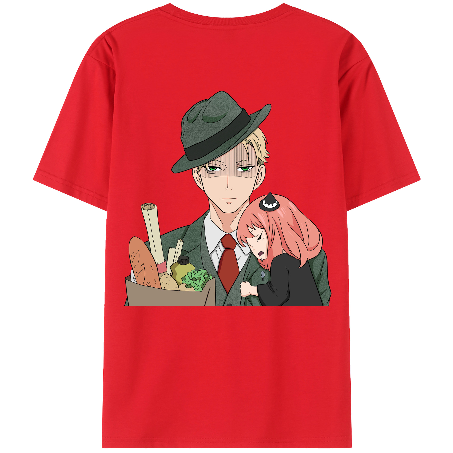 （画像用） SPY×FAMILY间谍家家酒 綿100％半袖Tシャツ（背面プリント）