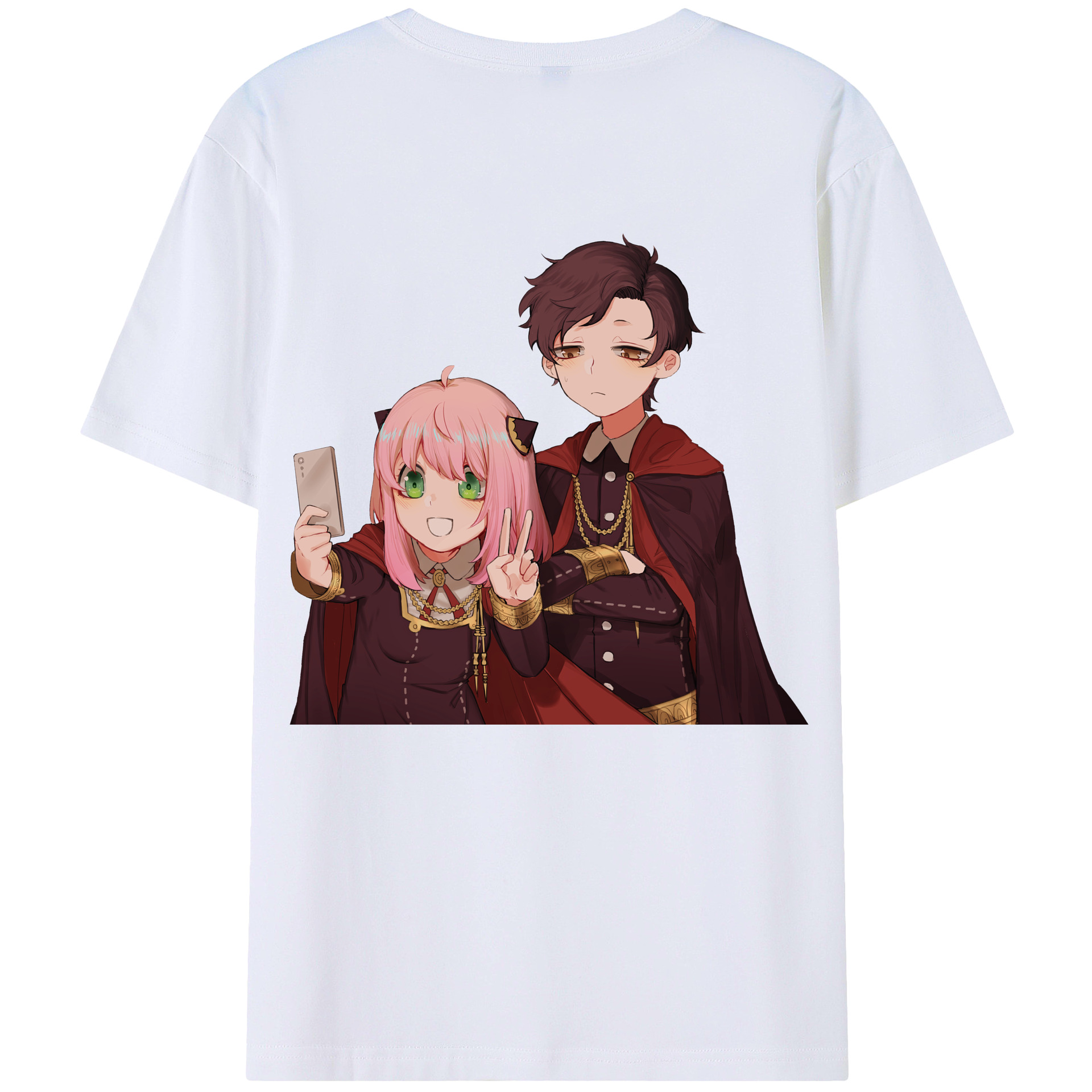 （画像用） SPY×FAMILY间谍家家酒 綿100％半袖Tシャツ（背面プリント）