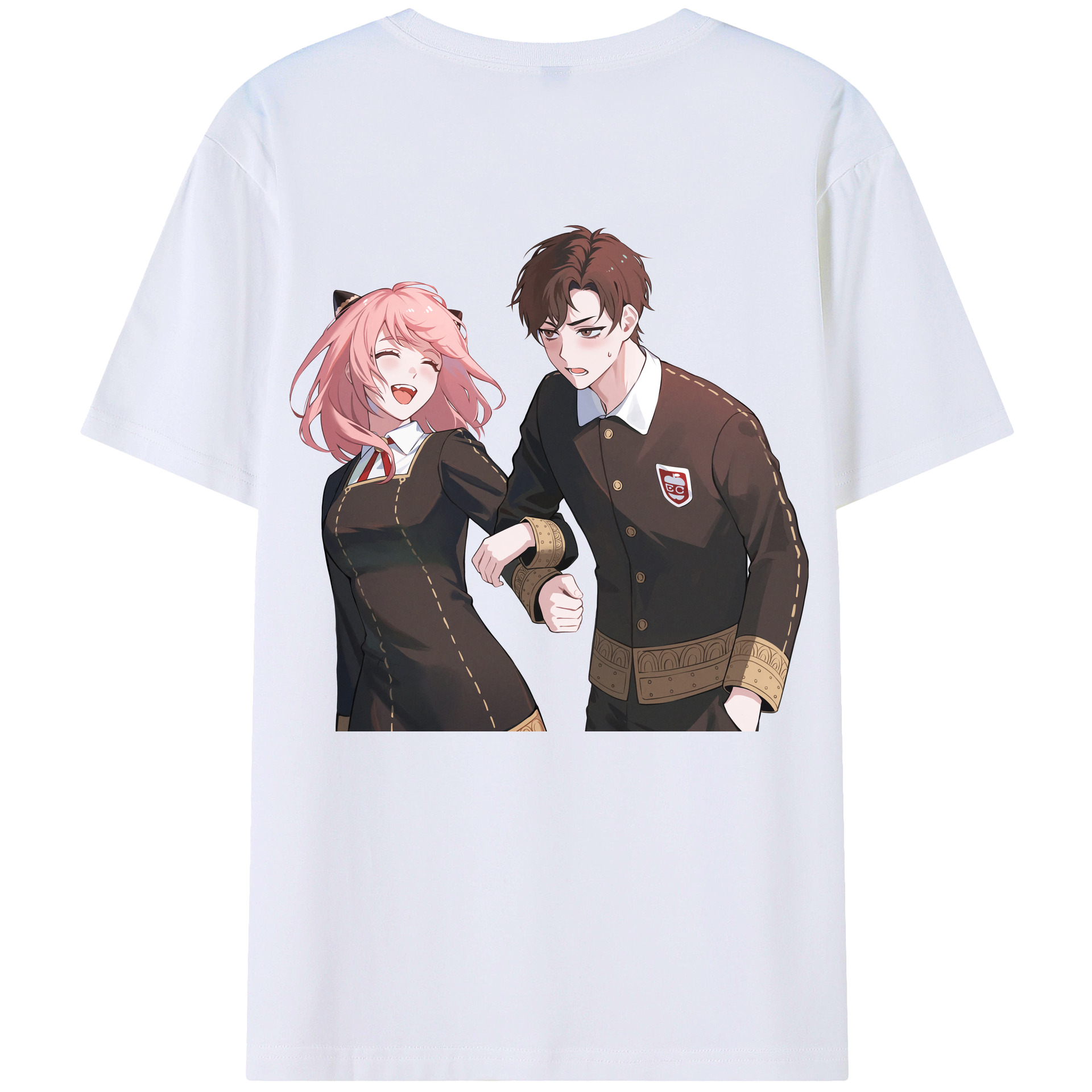 （画像用） SPY×FAMILY间谍家家酒 綿100％半袖Tシャツ（背面プリント）