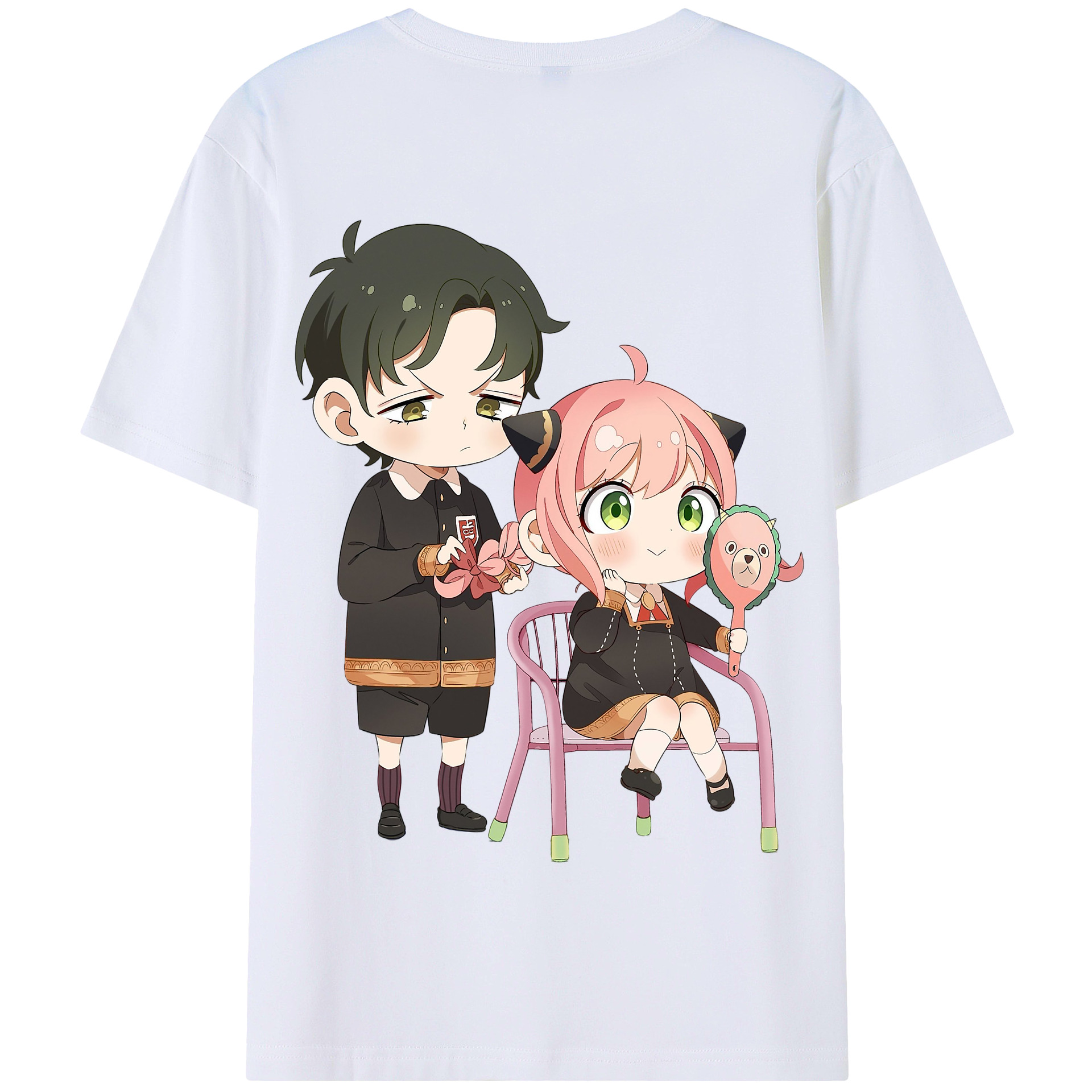 （画像用） SPY×FAMILY间谍家家酒 綿100％半袖Tシャツ（背面プリント）
