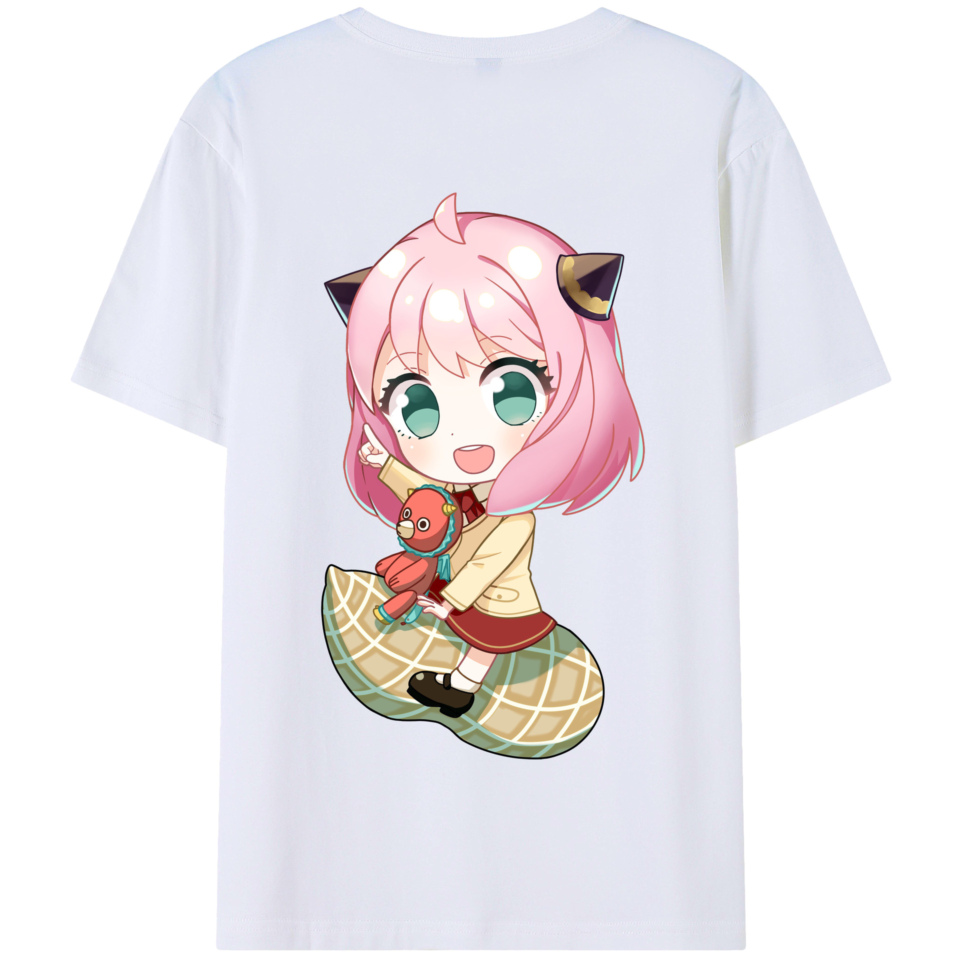 （画像用） SPY×FAMILY间谍家家酒 綿100％半袖Tシャツ（背面プリント）