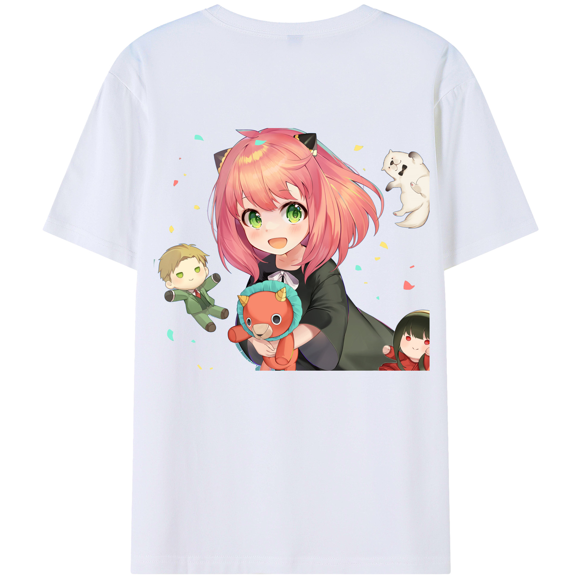 （画像用） SPY×FAMILY间谍家家酒 綿100％半袖Tシャツ（背面プリント）