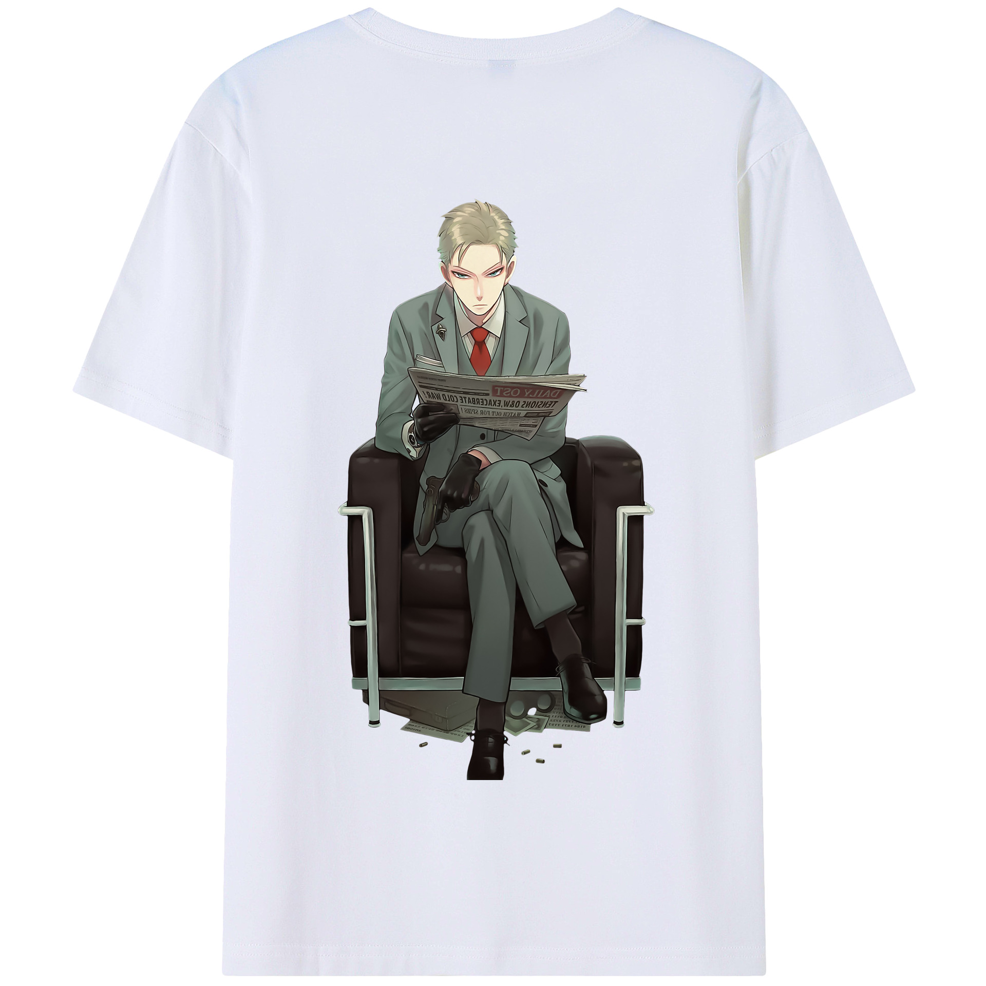 （画像用） SPY×FAMILY间谍家家酒 綿100％半袖Tシャツ（背面プリント）