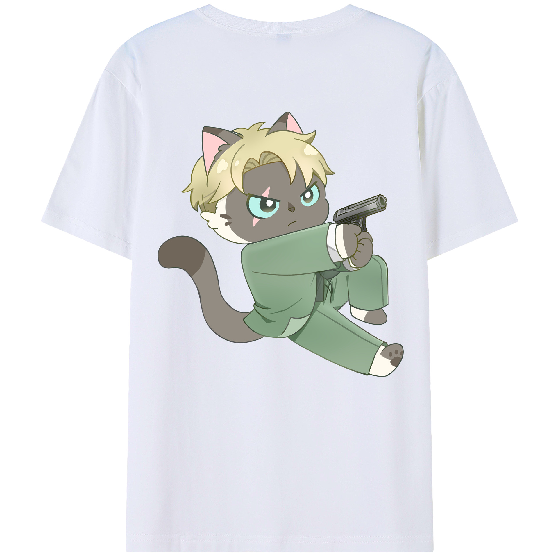 （画像用） SPY×FAMILY间谍家家酒 綿100％半袖Tシャツ（背面プリント）