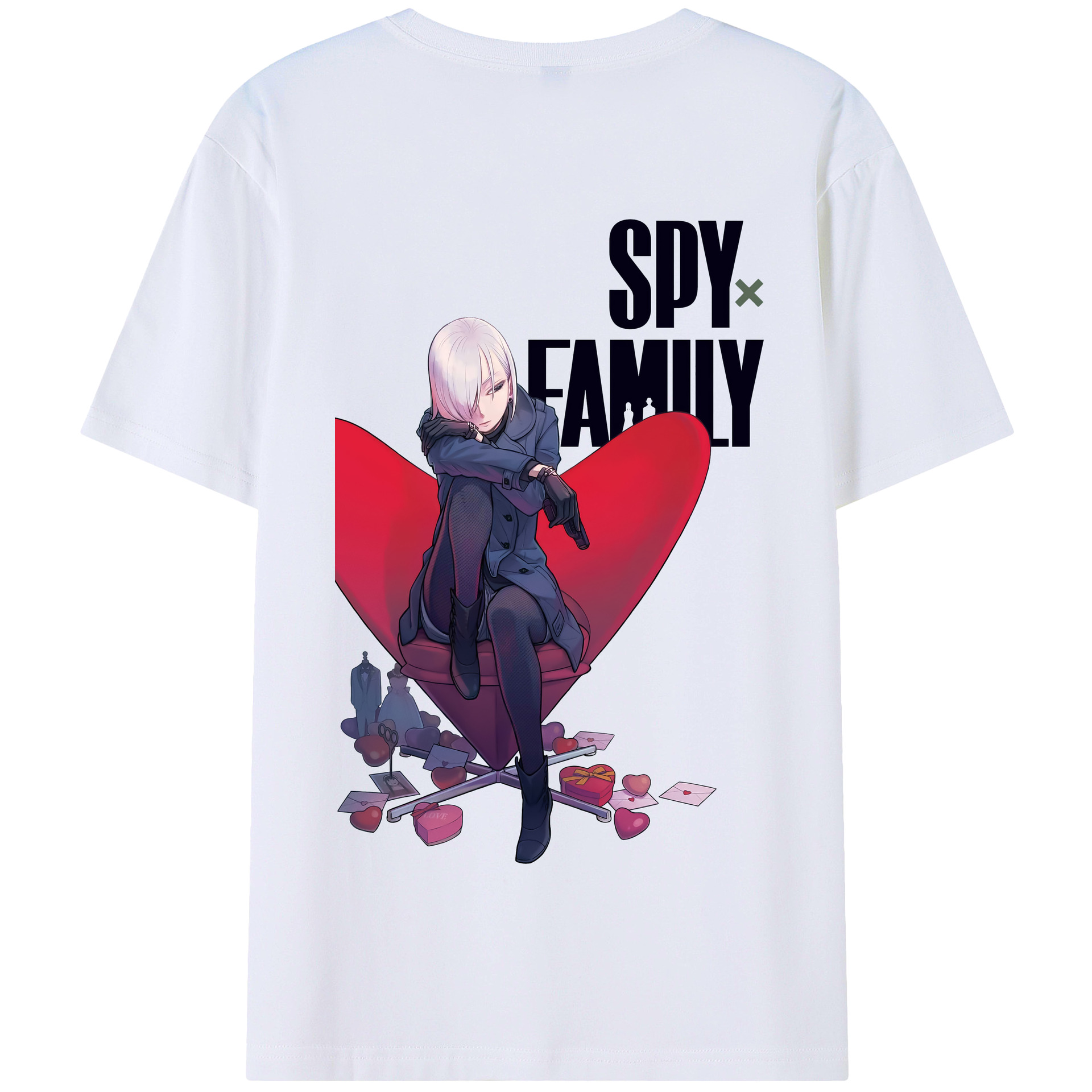 （画像用） SPY×FAMILY间谍家家酒 綿100％半袖Tシャツ（背面プリント）