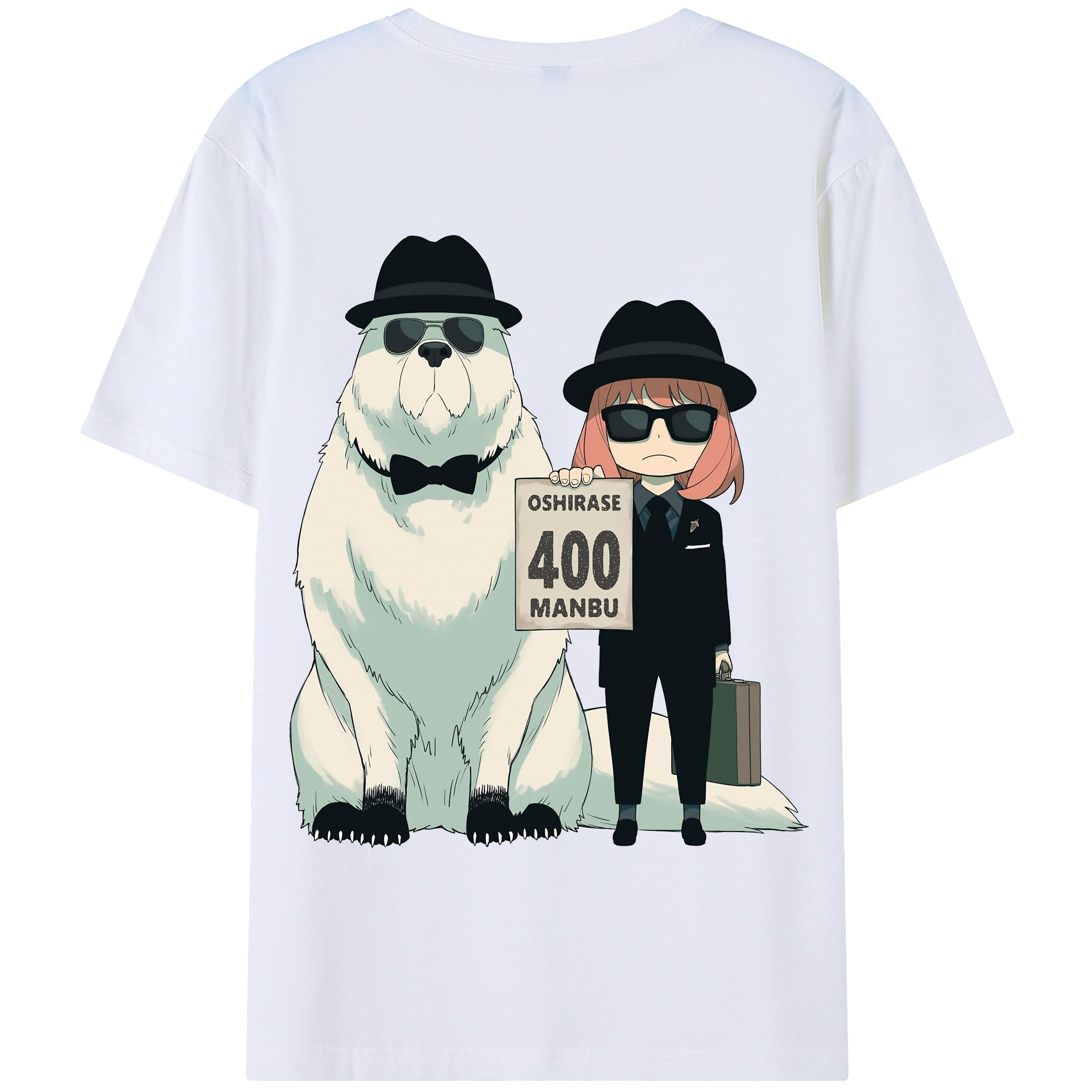 （画像用） SPY×FAMILY间谍家家酒 綿100％半袖Tシャツ（背面プリント）