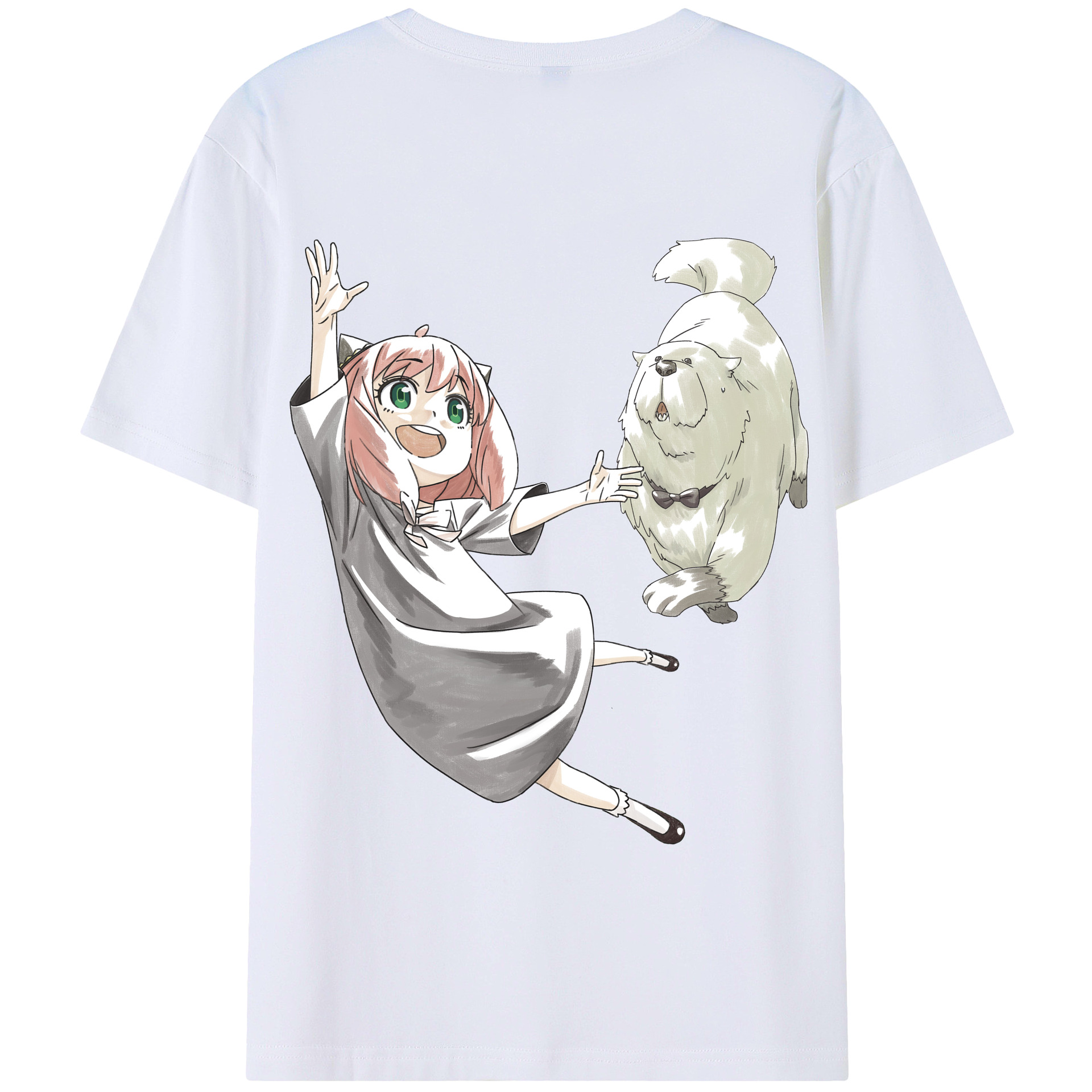 （画像用） SPY×FAMILY间谍家家酒 綿100％半袖Tシャツ（背面プリント）
