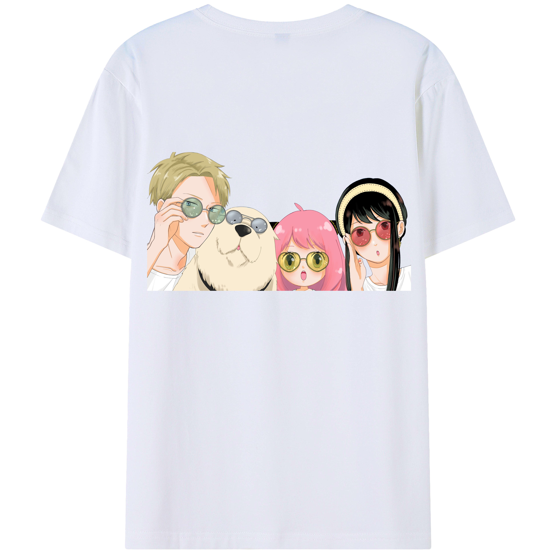 （画像用） SPY×FAMILY间谍家家酒 綿100％半袖Tシャツ（背面プリント）