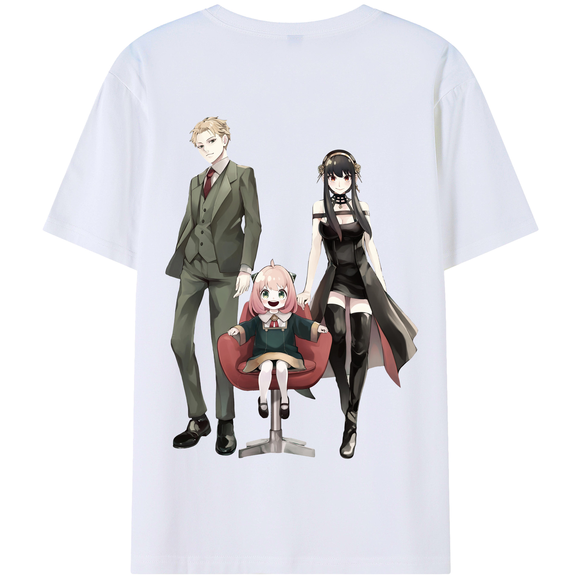 （画像用） SPY×FAMILY间谍家家酒 綿100％半袖Tシャツ（背面プリント）