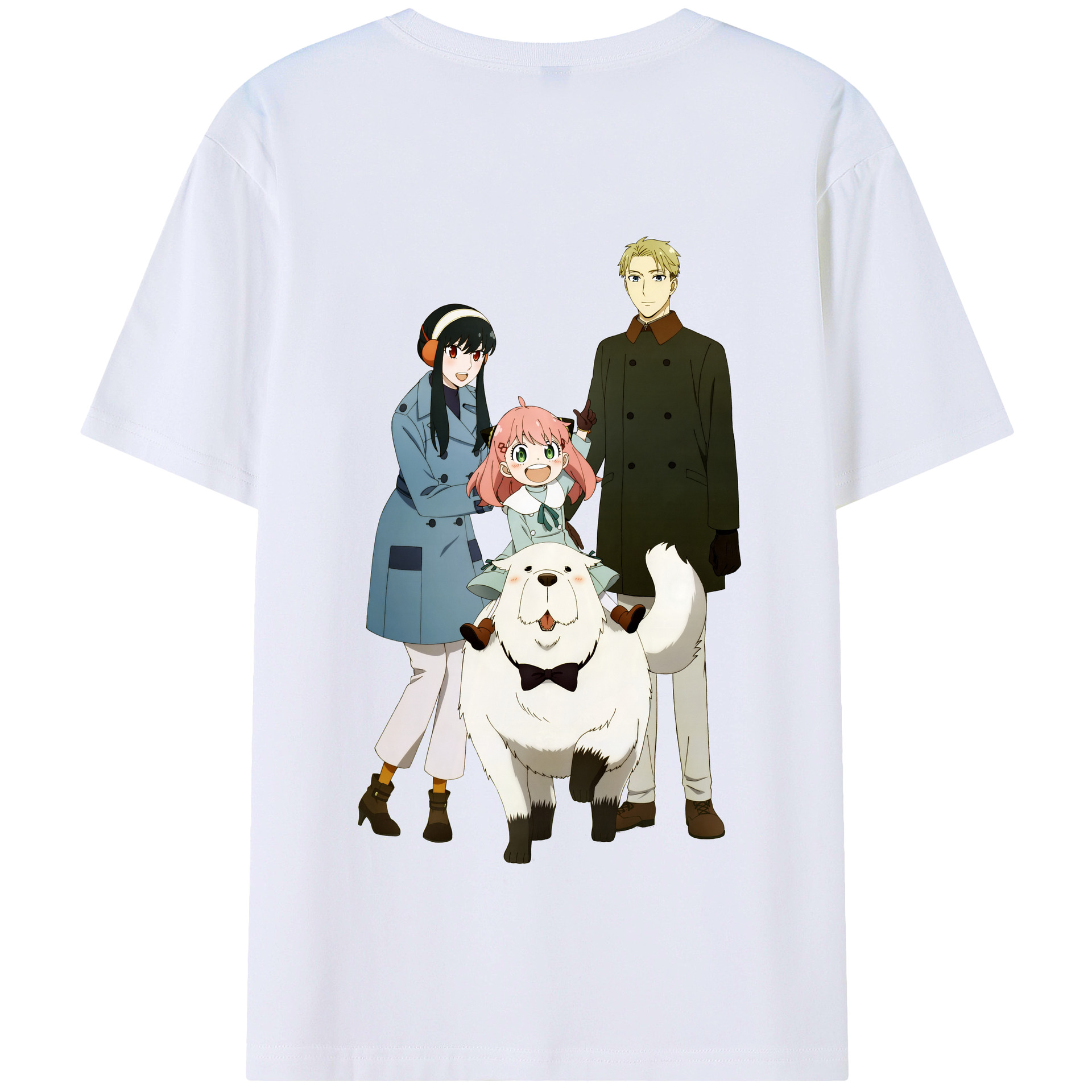 （画像用） SPY×FAMILY间谍家家酒 綿100％半袖Tシャツ（背面プリント）