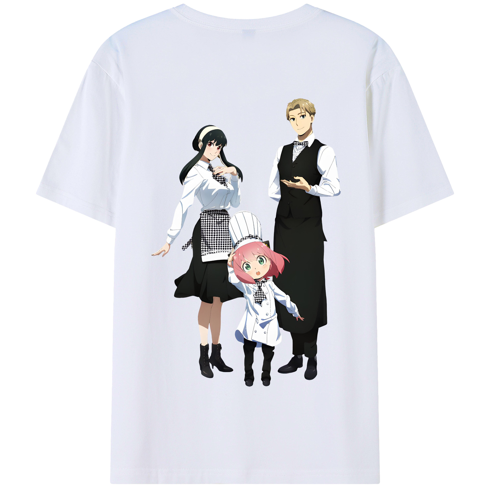 （画像用） SPY×FAMILY间谍家家酒 綿100％半袖Tシャツ（背面プリント）