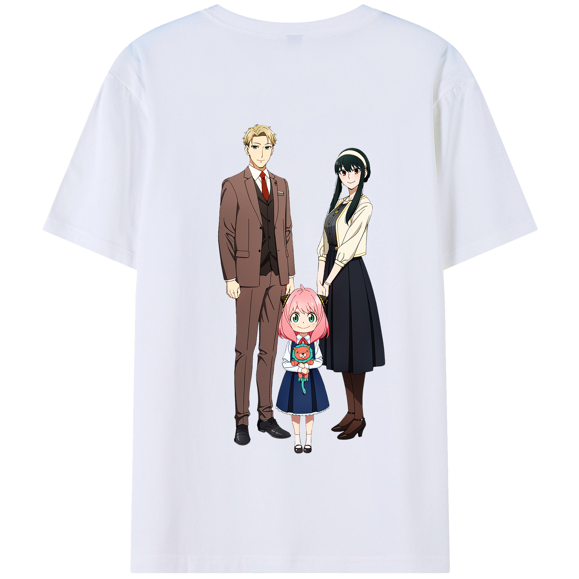 （画像用） SPY×FAMILY间谍家家酒 綿100％半袖Tシャツ（背面プリント）