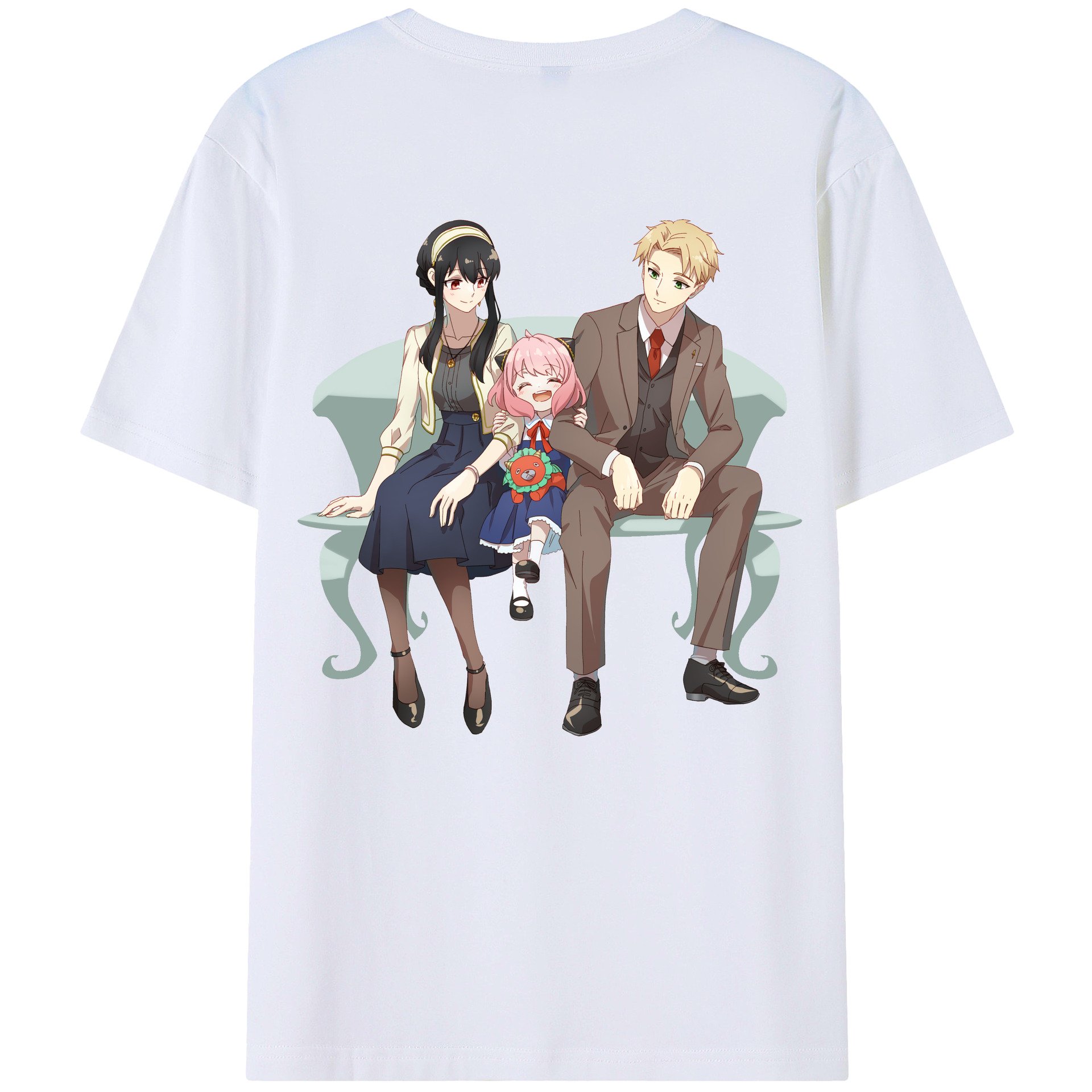 （画像用） SPY×FAMILY间谍家家酒 綿100％半袖Tシャツ（背面プリント）