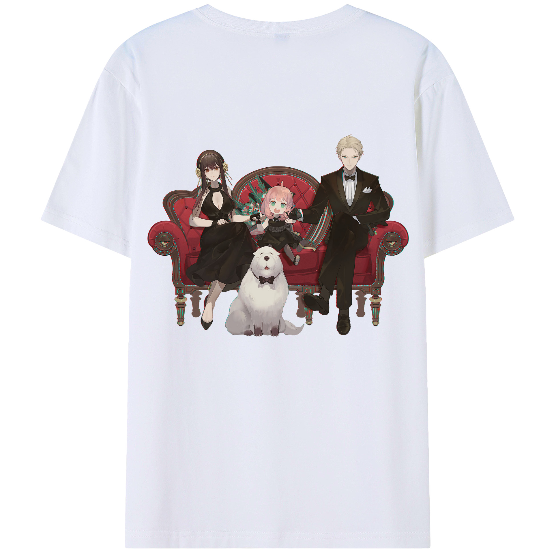 （画像用） SPY×FAMILY间谍家家酒 綿100％半袖Tシャツ（背面プリント）