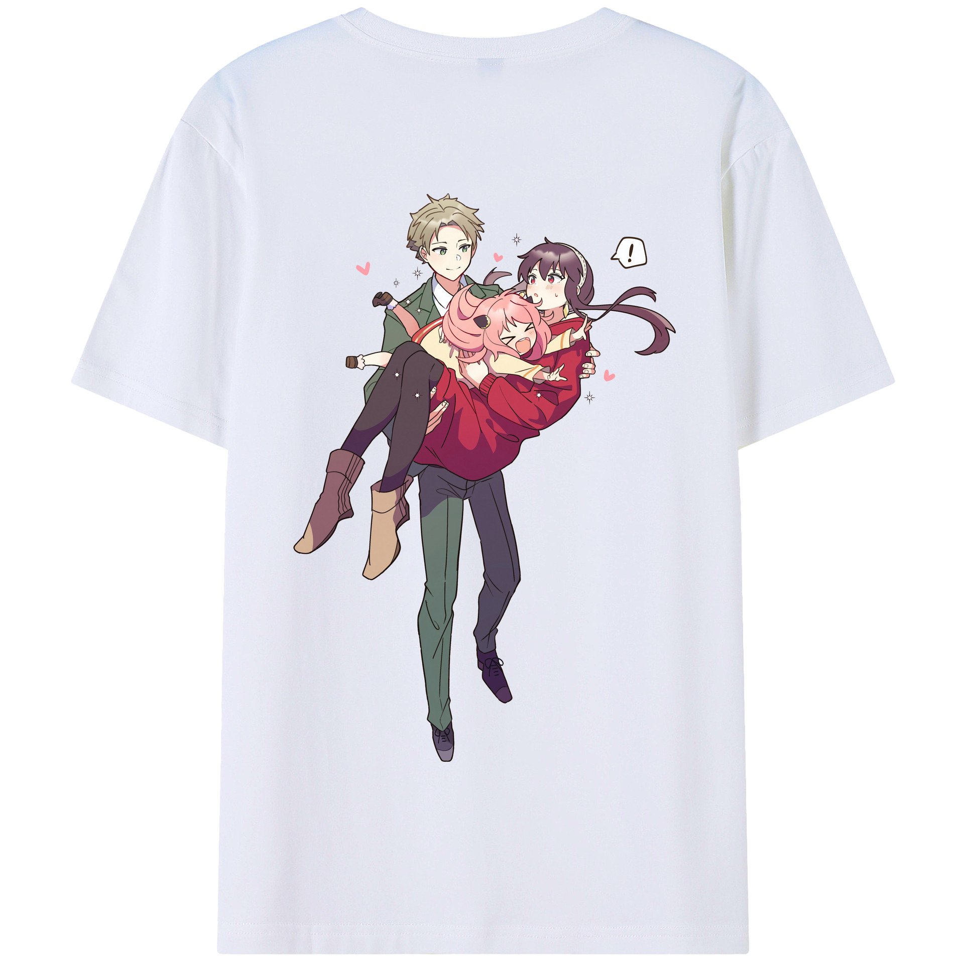 （画像用） SPY×FAMILY间谍家家酒 綿100％半袖Tシャツ（背面プリント）