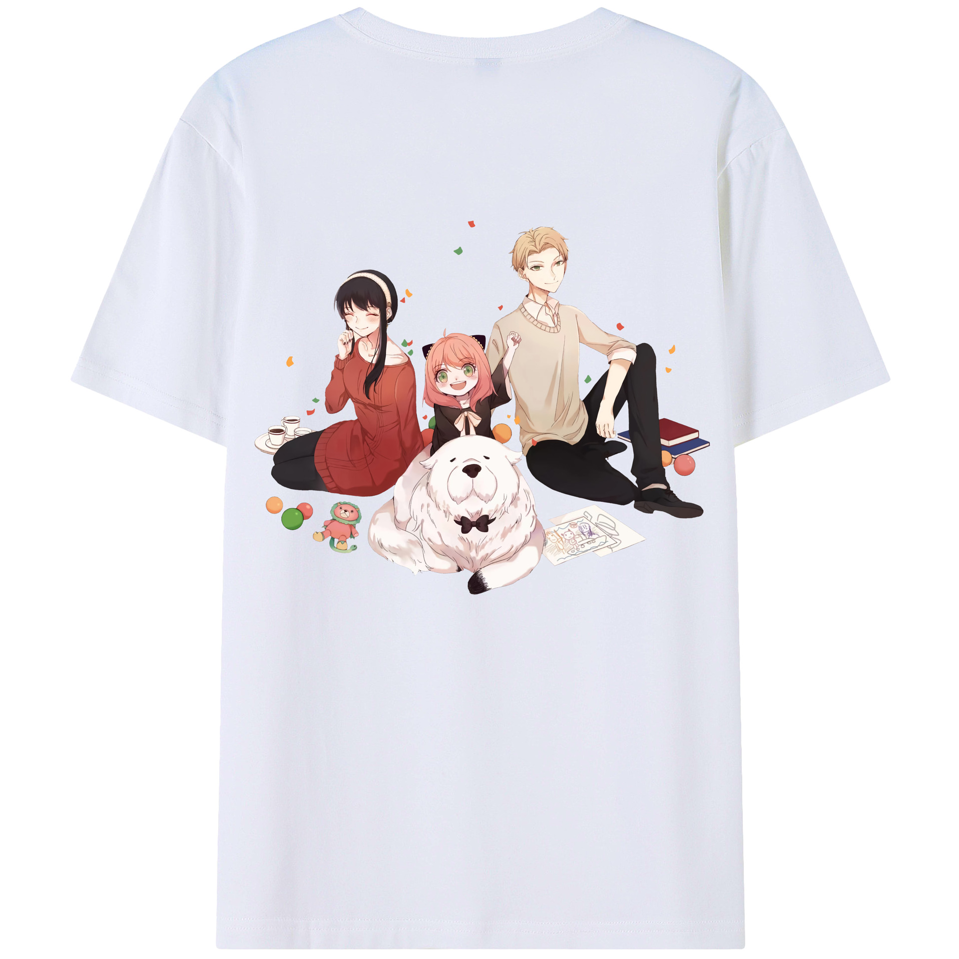 （画像用） SPY×FAMILY间谍家家酒 綿100％半袖Tシャツ（背面プリント）