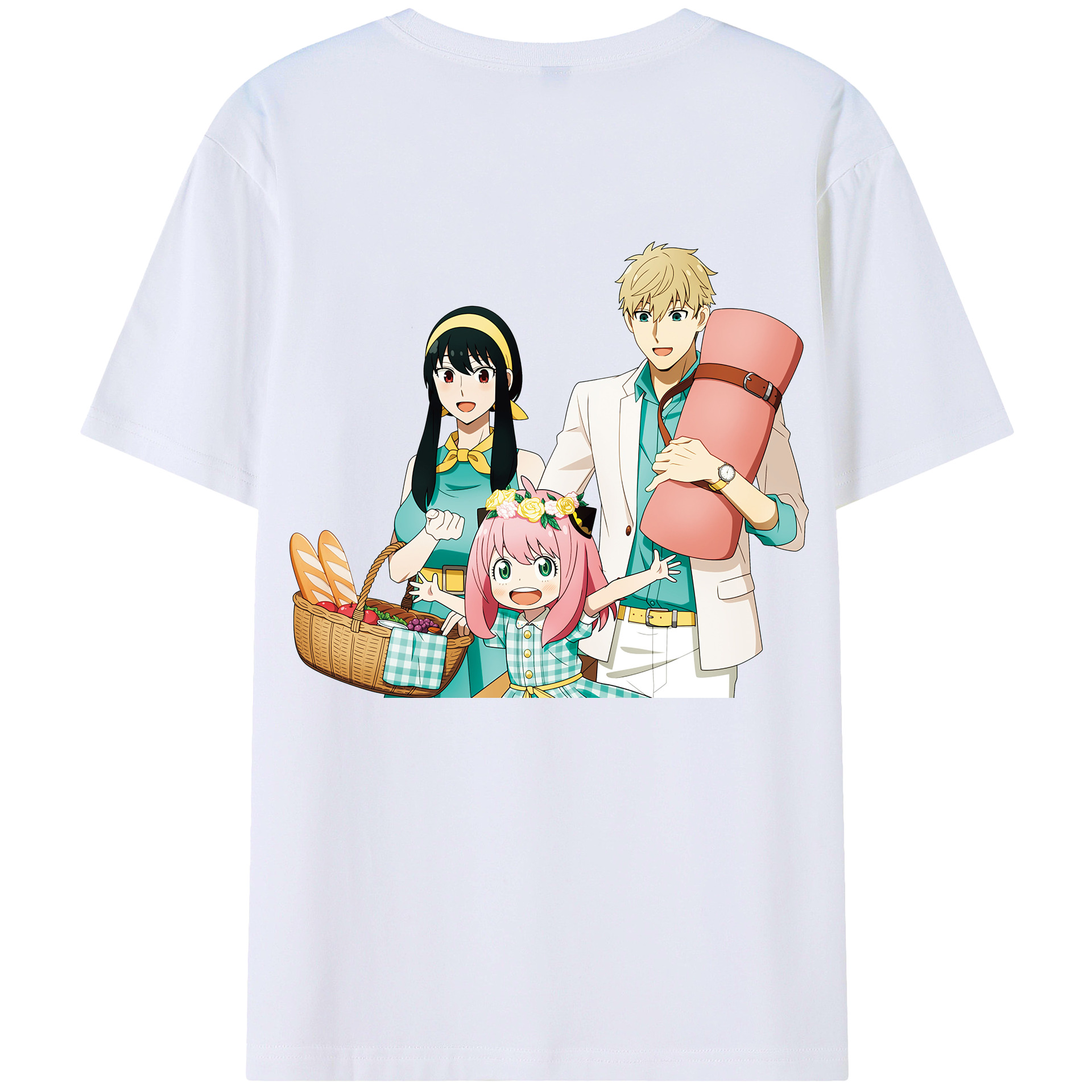 （画像用） SPY×FAMILY间谍家家酒 綿100％半袖Tシャツ（背面プリント）