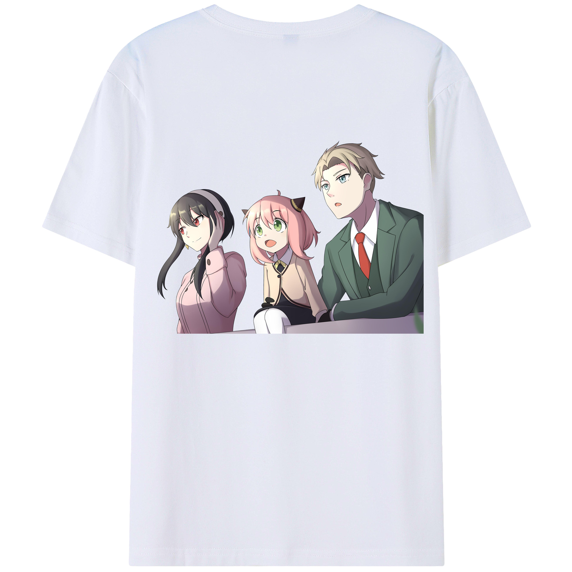 （画像用） SPY×FAMILY间谍家家酒 綿100％半袖Tシャツ（背面プリント）