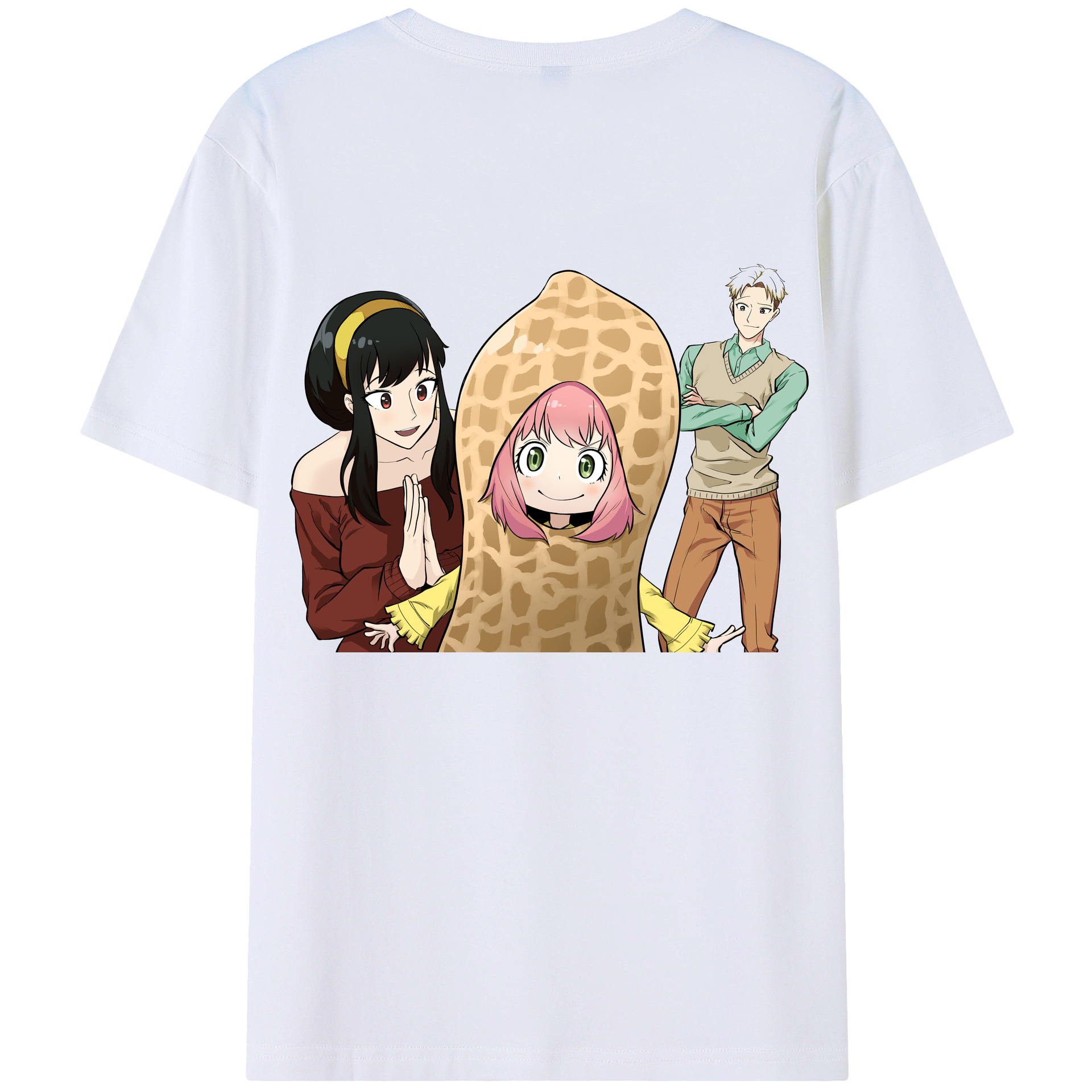 （画像用） SPY×FAMILY间谍家家酒 綿100％半袖Tシャツ（背面プリント）