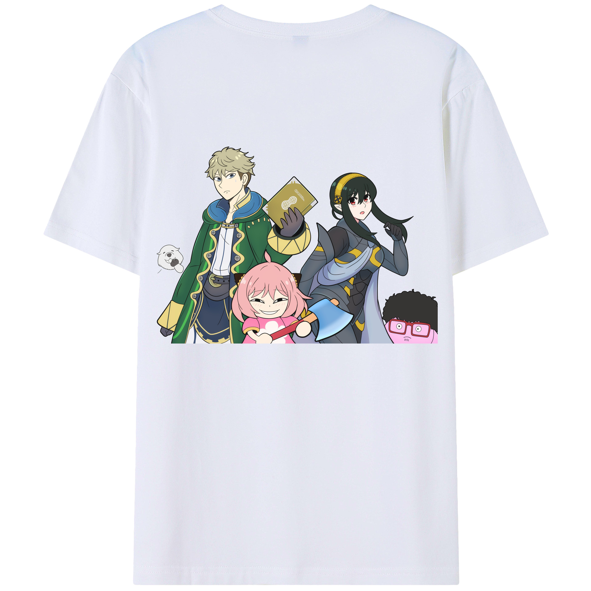 （画像用） SPY×FAMILY间谍家家酒 綿100％半袖Tシャツ（背面プリント）