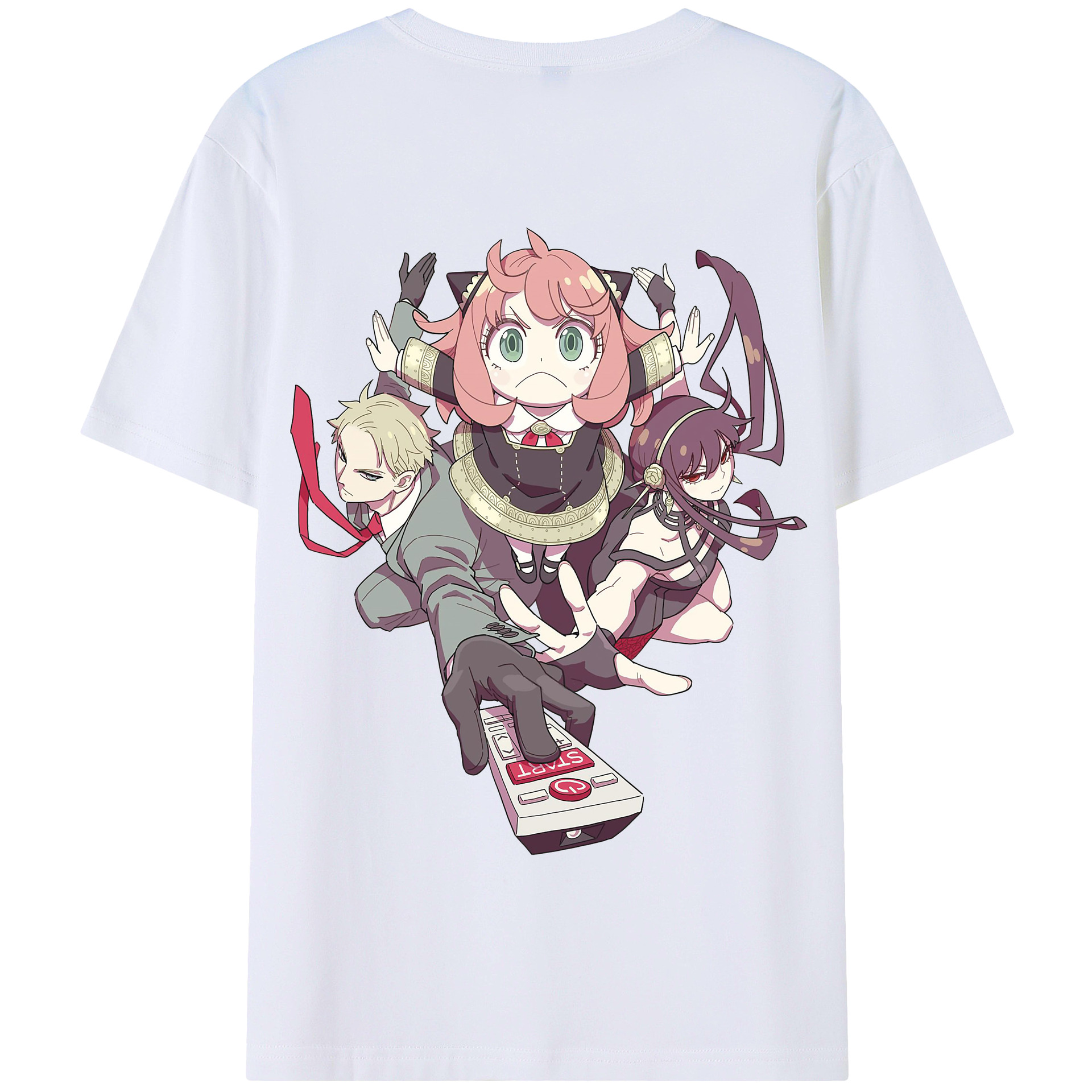 （画像用） SPY×FAMILY间谍家家酒 綿100％半袖Tシャツ（背面プリント）
