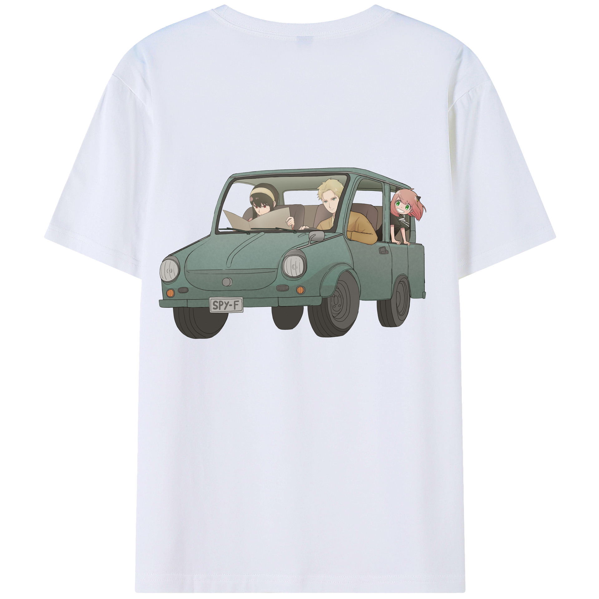 （画像用） SPY×FAMILY间谍家家酒 綿100％半袖Tシャツ（背面プリント）