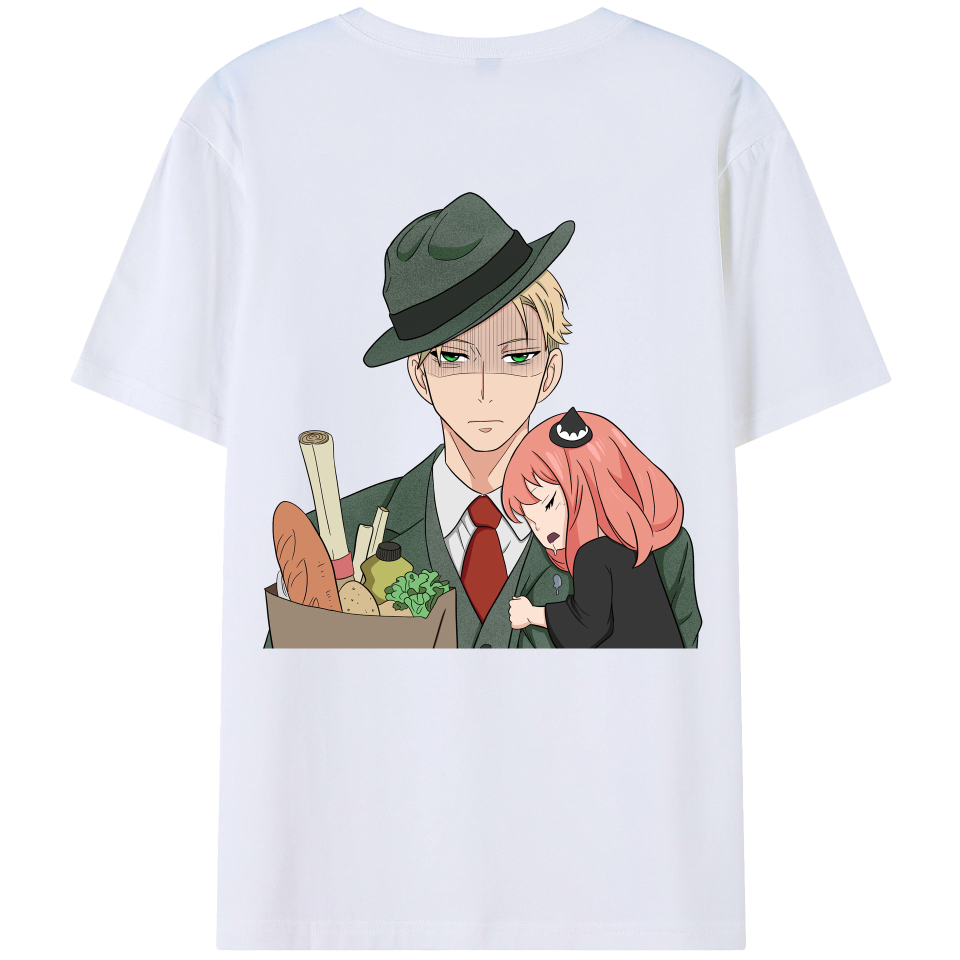 （画像用） SPY×FAMILY间谍家家酒 綿100％半袖Tシャツ（背面プリント）