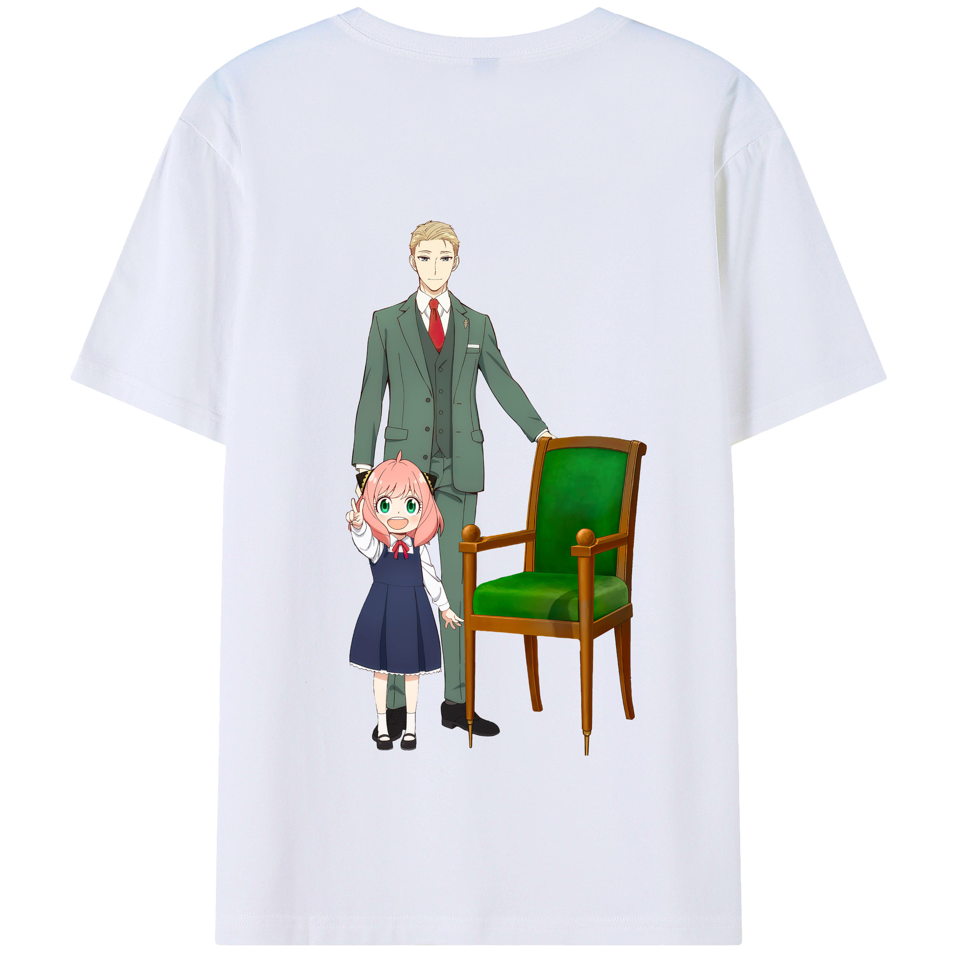 （画像用） SPY×FAMILY间谍家家酒 綿100％半袖Tシャツ（背面プリント）