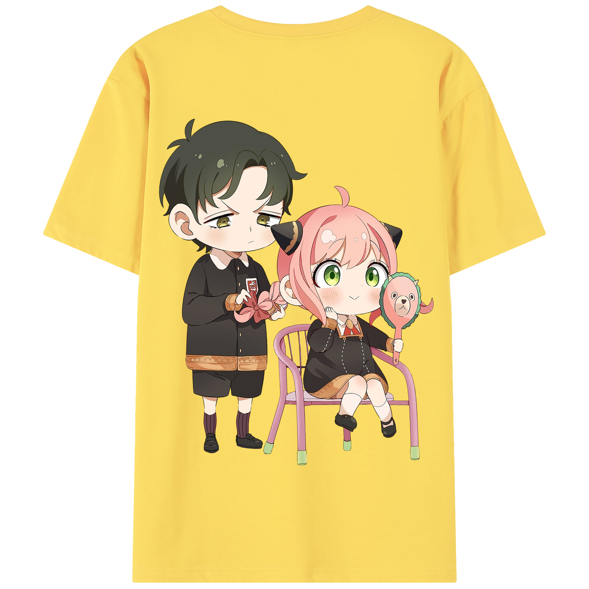 （画像用） SPY×FAMILY间谍家家酒 綿100％半袖Tシャツ（背面プリント）
