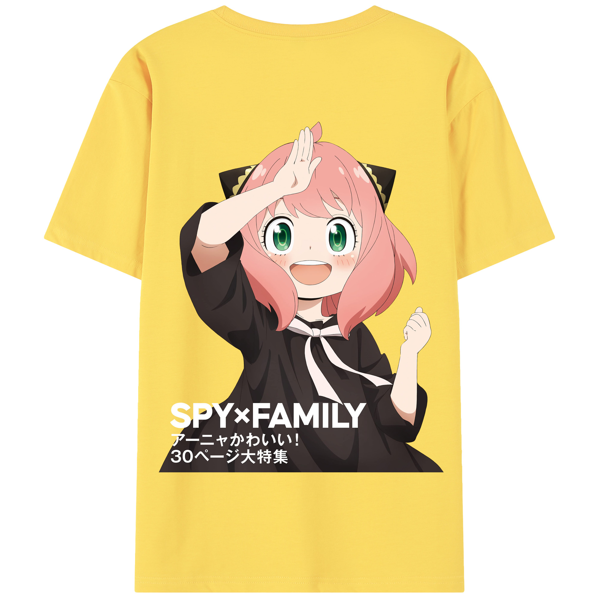 （画像用） SPY×FAMILY间谍家家酒 綿100％半袖Tシャツ（背面プリント）