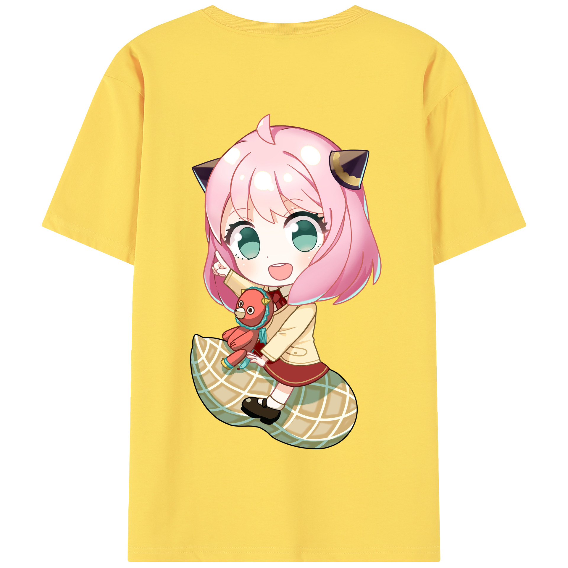 （画像用） SPY×FAMILY间谍家家酒 綿100％半袖Tシャツ（背面プリント）