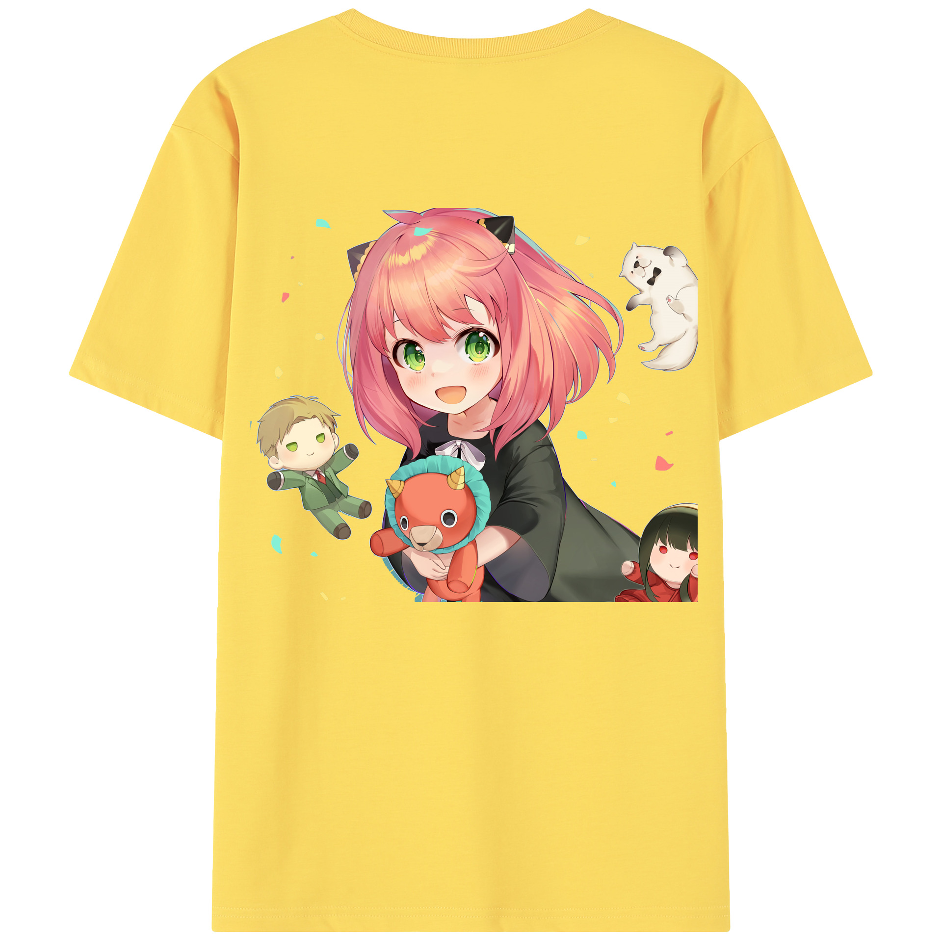 （画像用） SPY×FAMILY间谍家家酒 綿100％半袖Tシャツ（背面プリント）