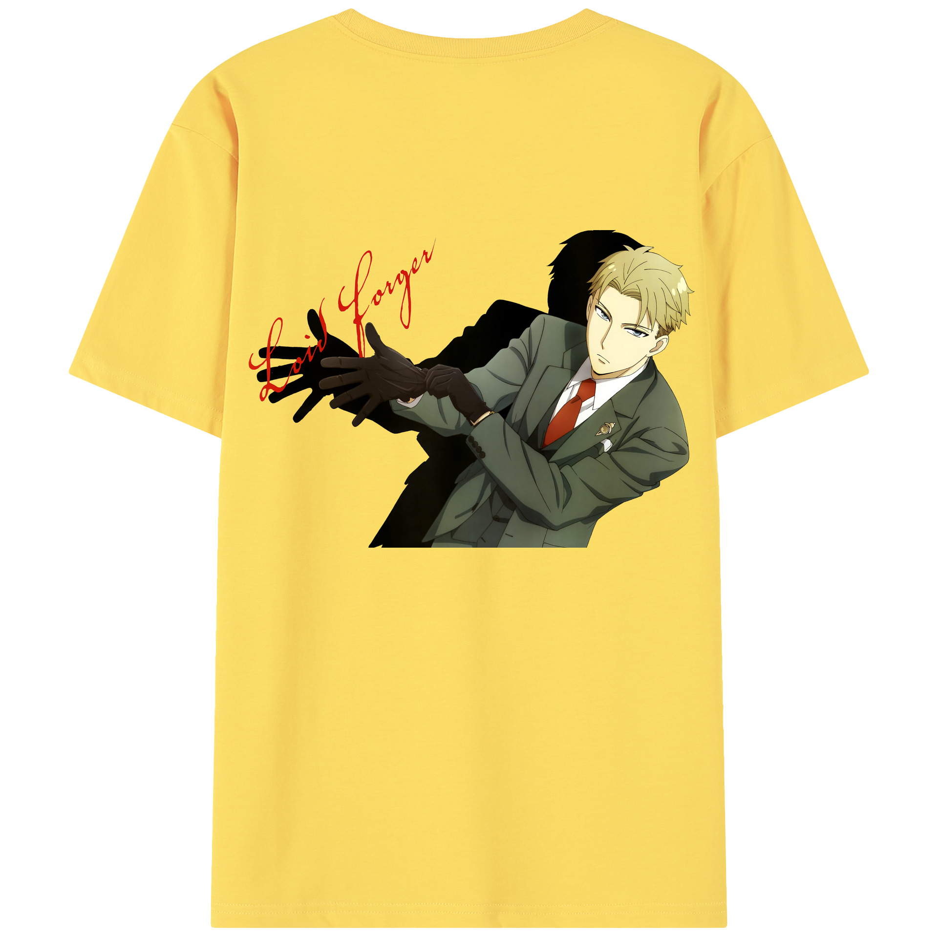 （画像用） SPY×FAMILY间谍家家酒 綿100％半袖Tシャツ（背面プリント）