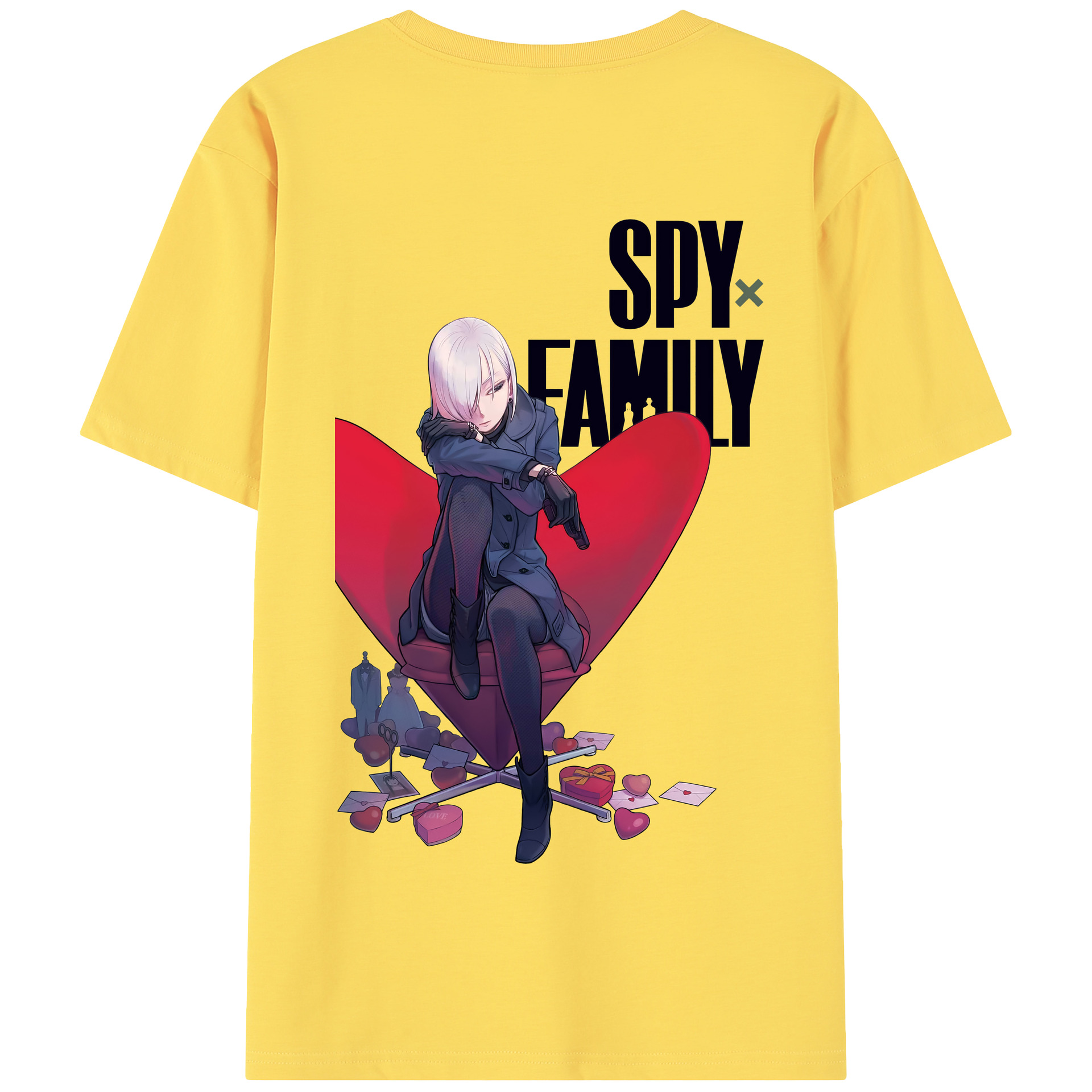 （画像用） SPY×FAMILY间谍家家酒 綿100％半袖Tシャツ（背面プリント）