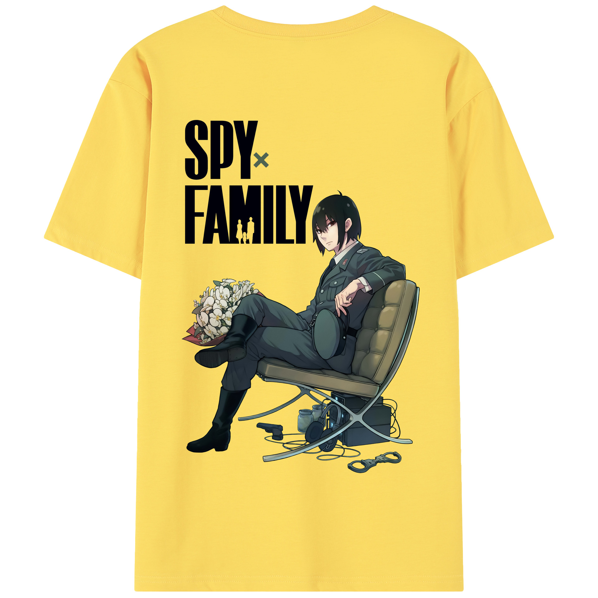 （画像用） SPY×FAMILY间谍家家酒 綿100％半袖Tシャツ（背面プリント）