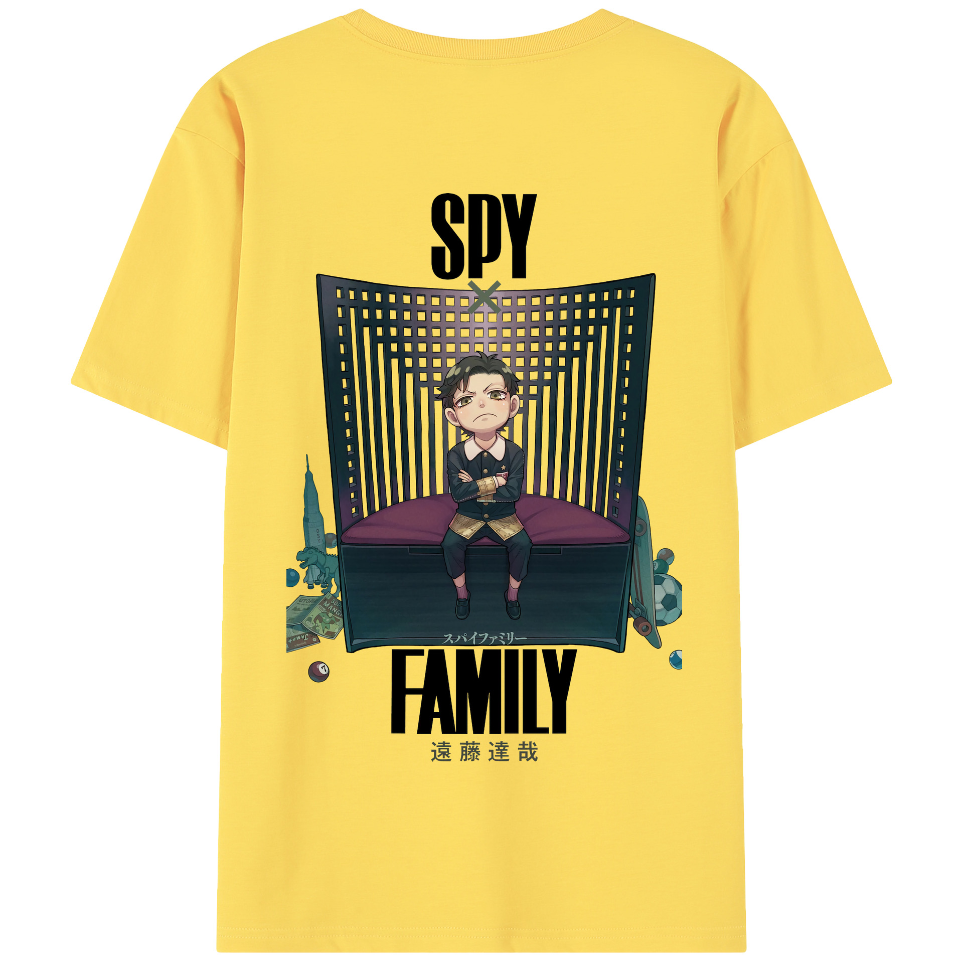 （画像用） SPY×FAMILY间谍家家酒 綿100％半袖Tシャツ（背面プリント）