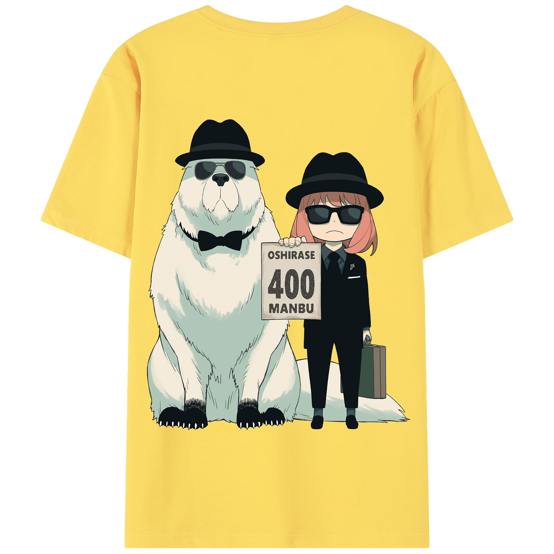 （画像用） SPY×FAMILY间谍家家酒 綿100％半袖Tシャツ（背面プリント）