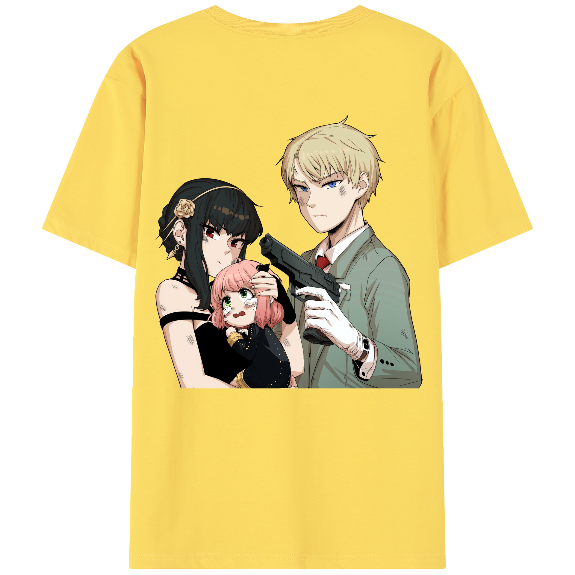 （画像用） SPY×FAMILY间谍家家酒 綿100％半袖Tシャツ（背面プリント）