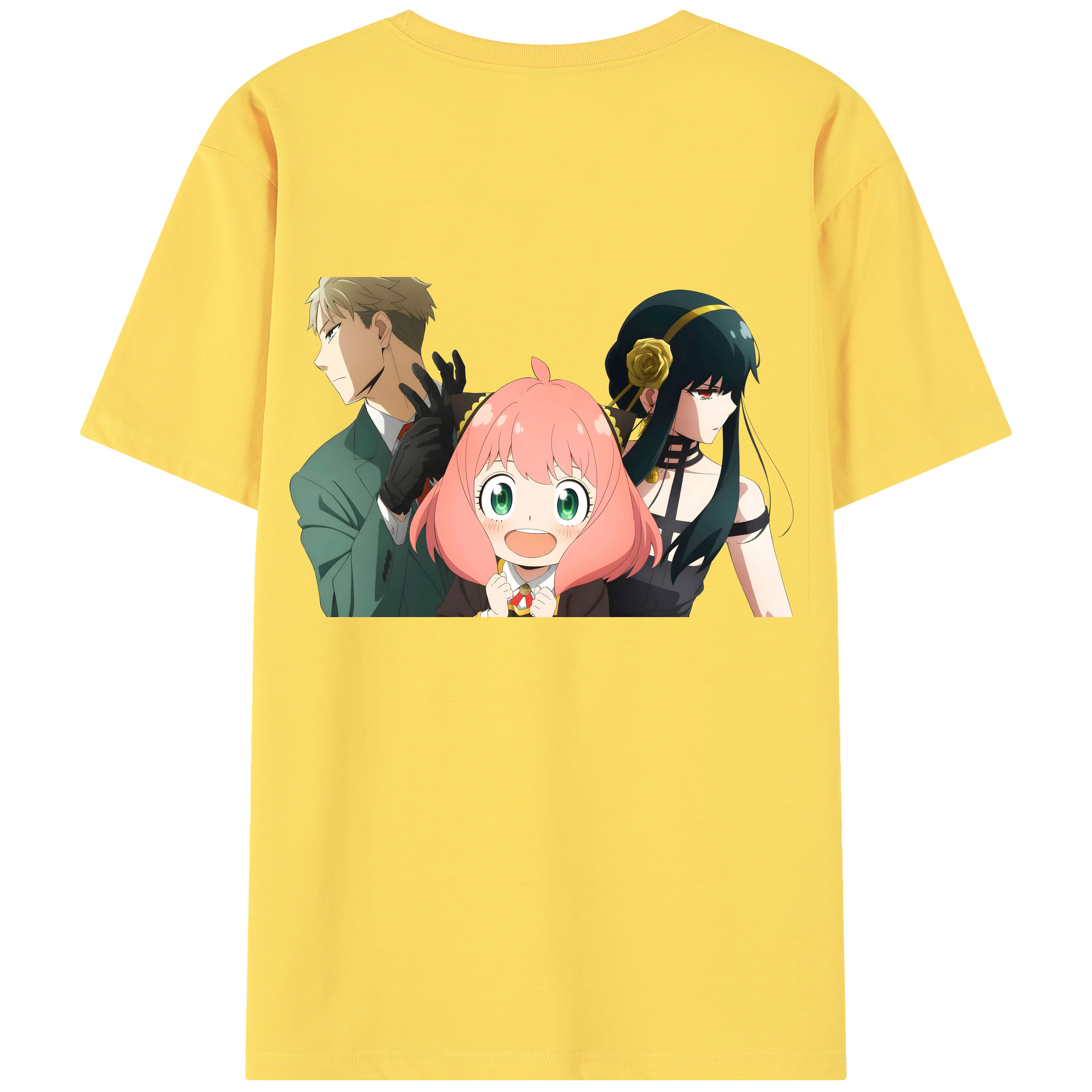 （画像用） SPY×FAMILY间谍家家酒 綿100％半袖Tシャツ（背面プリント）