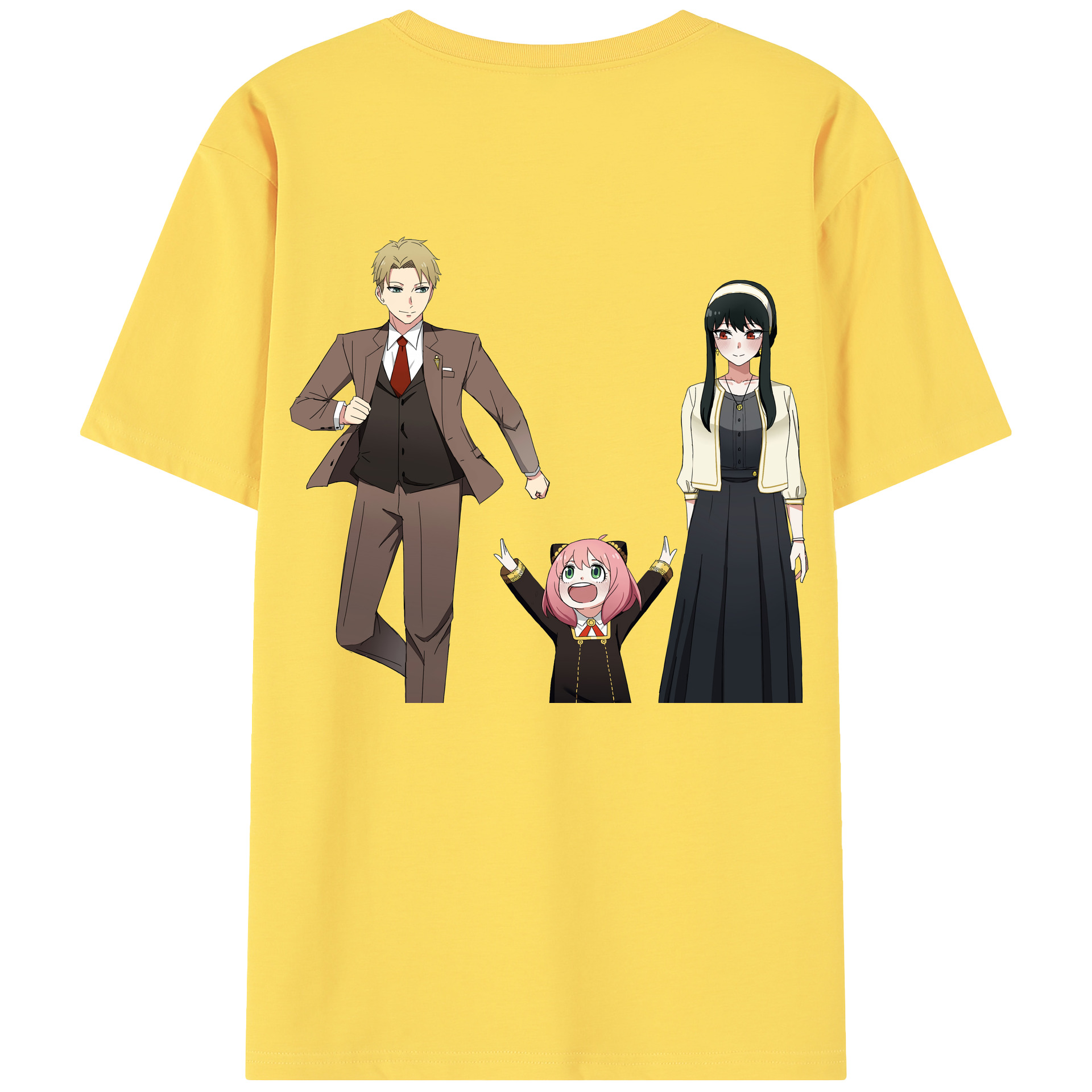 （画像用） SPY×FAMILY间谍家家酒 綿100％半袖Tシャツ（背面プリント）