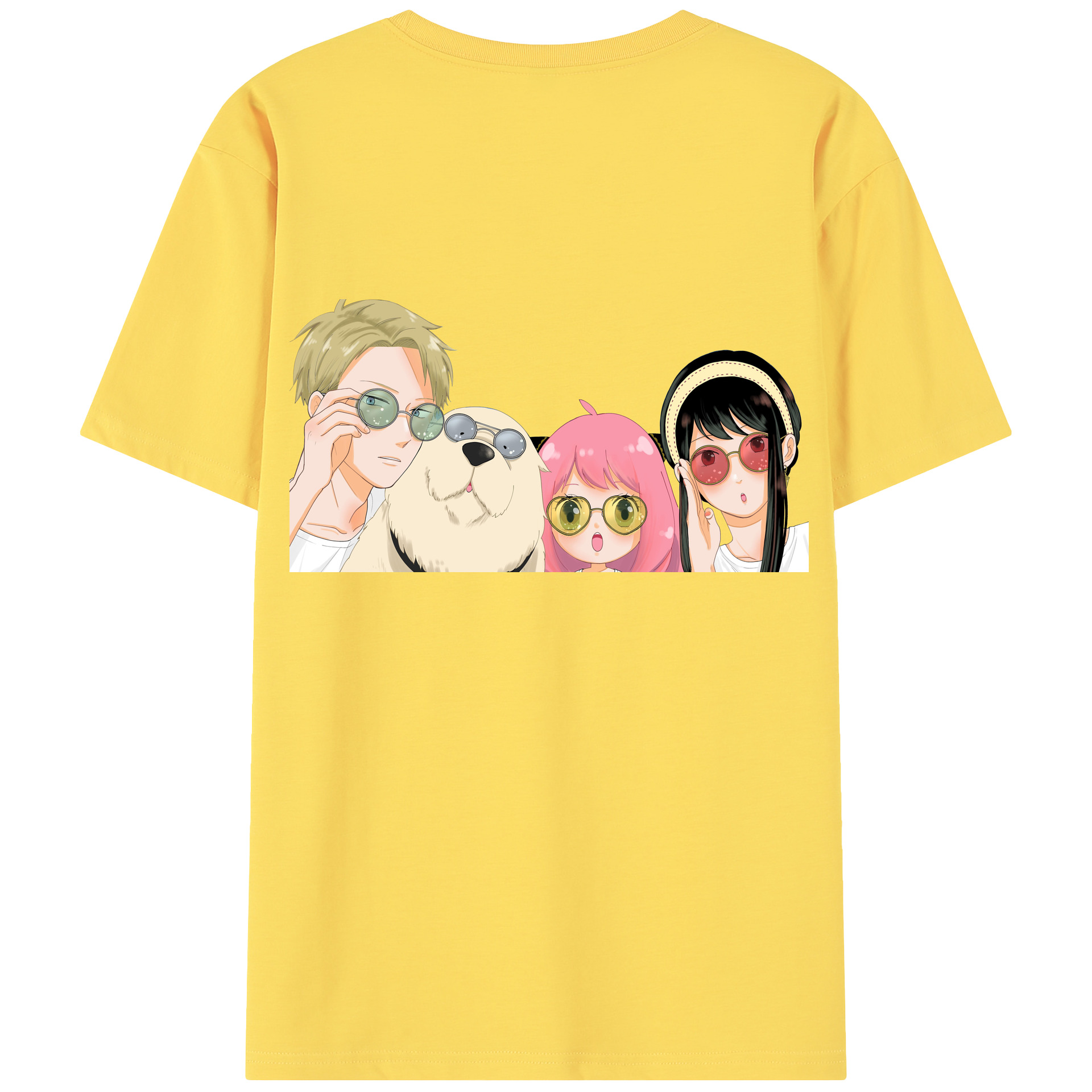 （画像用） SPY×FAMILY间谍家家酒 綿100％半袖Tシャツ（背面プリント）