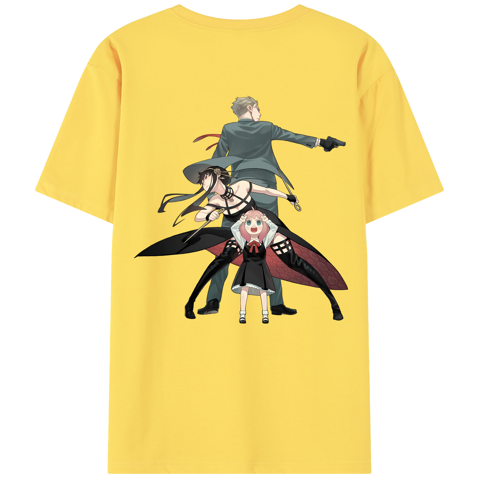 （画像用） SPY×FAMILY间谍家家酒 綿100％半袖Tシャツ（背面プリント）