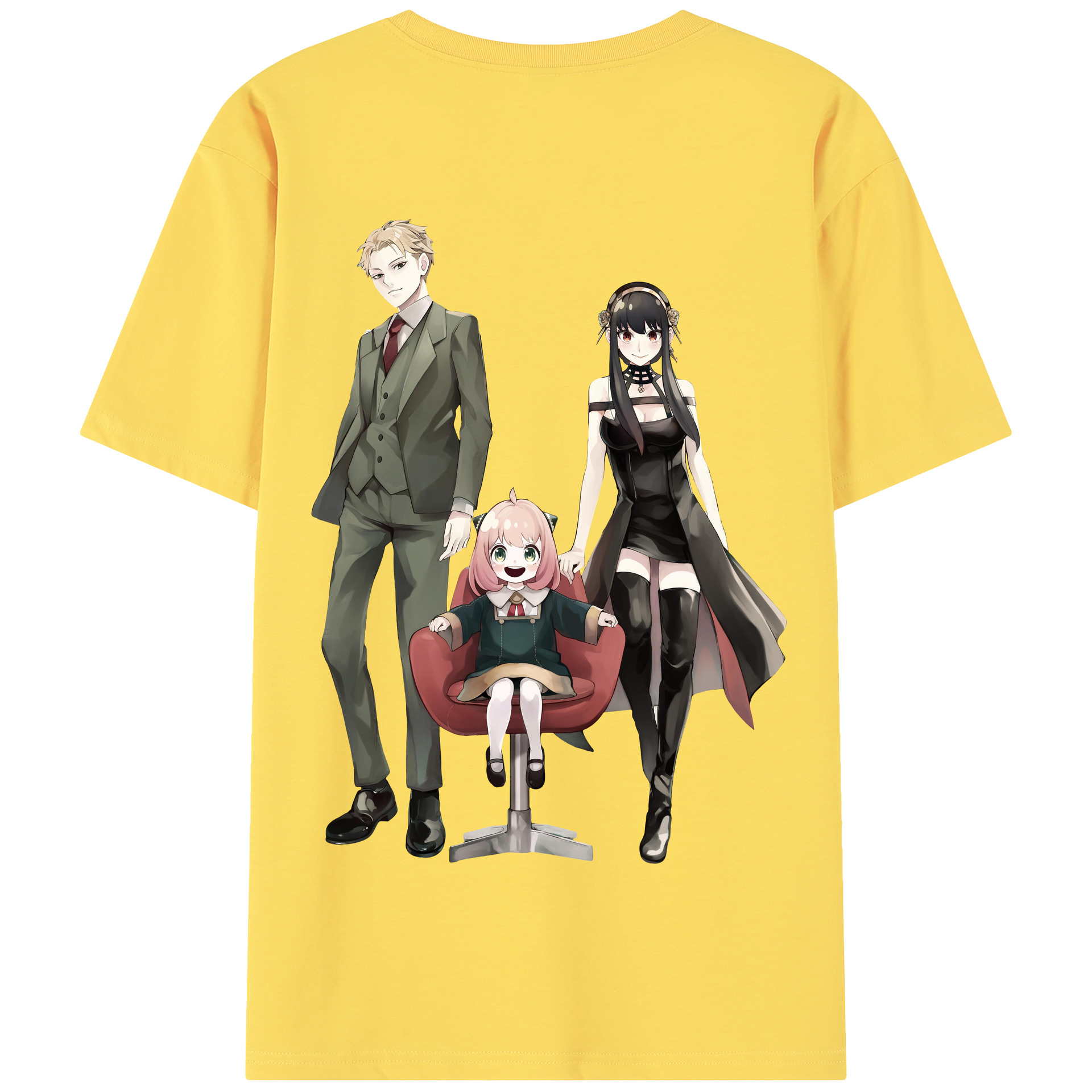 （画像用） SPY×FAMILY间谍家家酒 綿100％半袖Tシャツ（背面プリント）