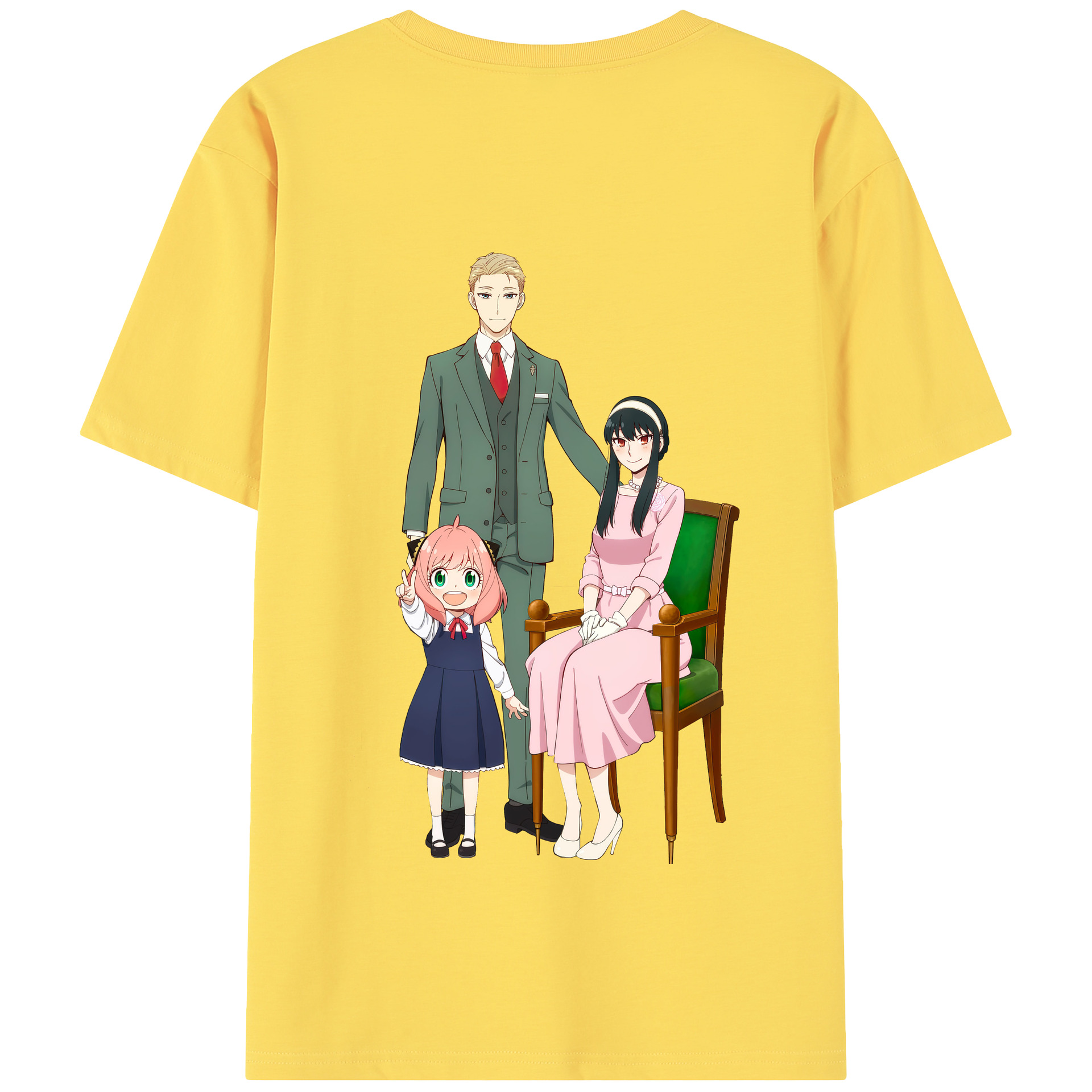 （画像用） SPY×FAMILY间谍家家酒 綿100％半袖Tシャツ（背面プリント）