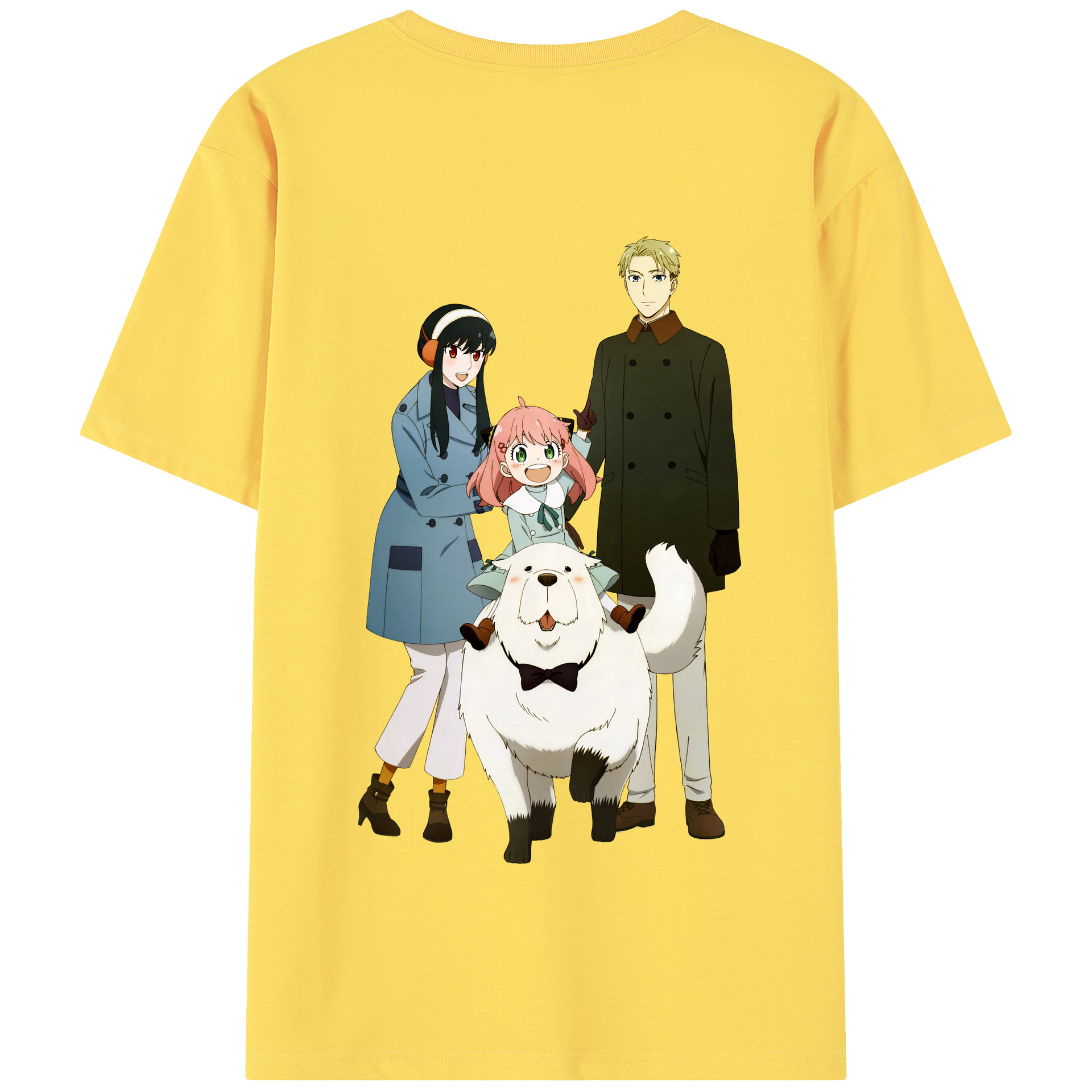 （画像用） SPY×FAMILY间谍家家酒 綿100％半袖Tシャツ（背面プリント）