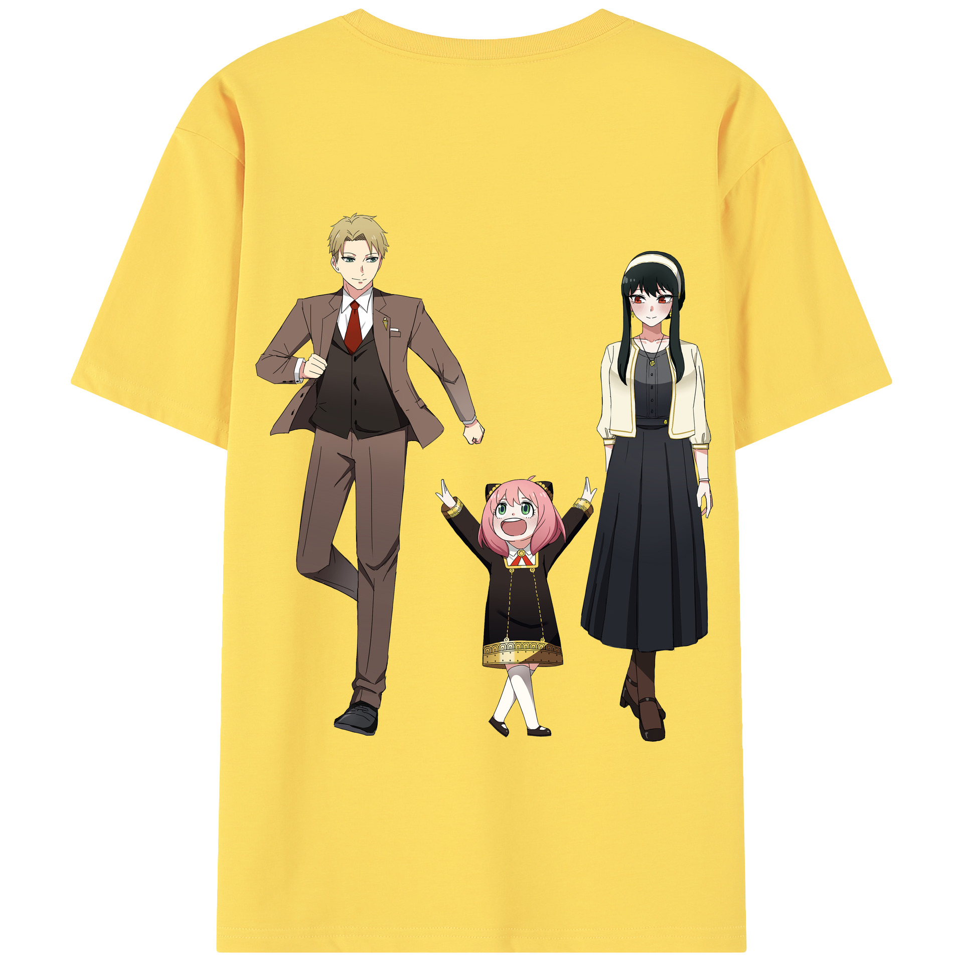 （画像用） SPY×FAMILY间谍家家酒 綿100％半袖Tシャツ（背面プリント）