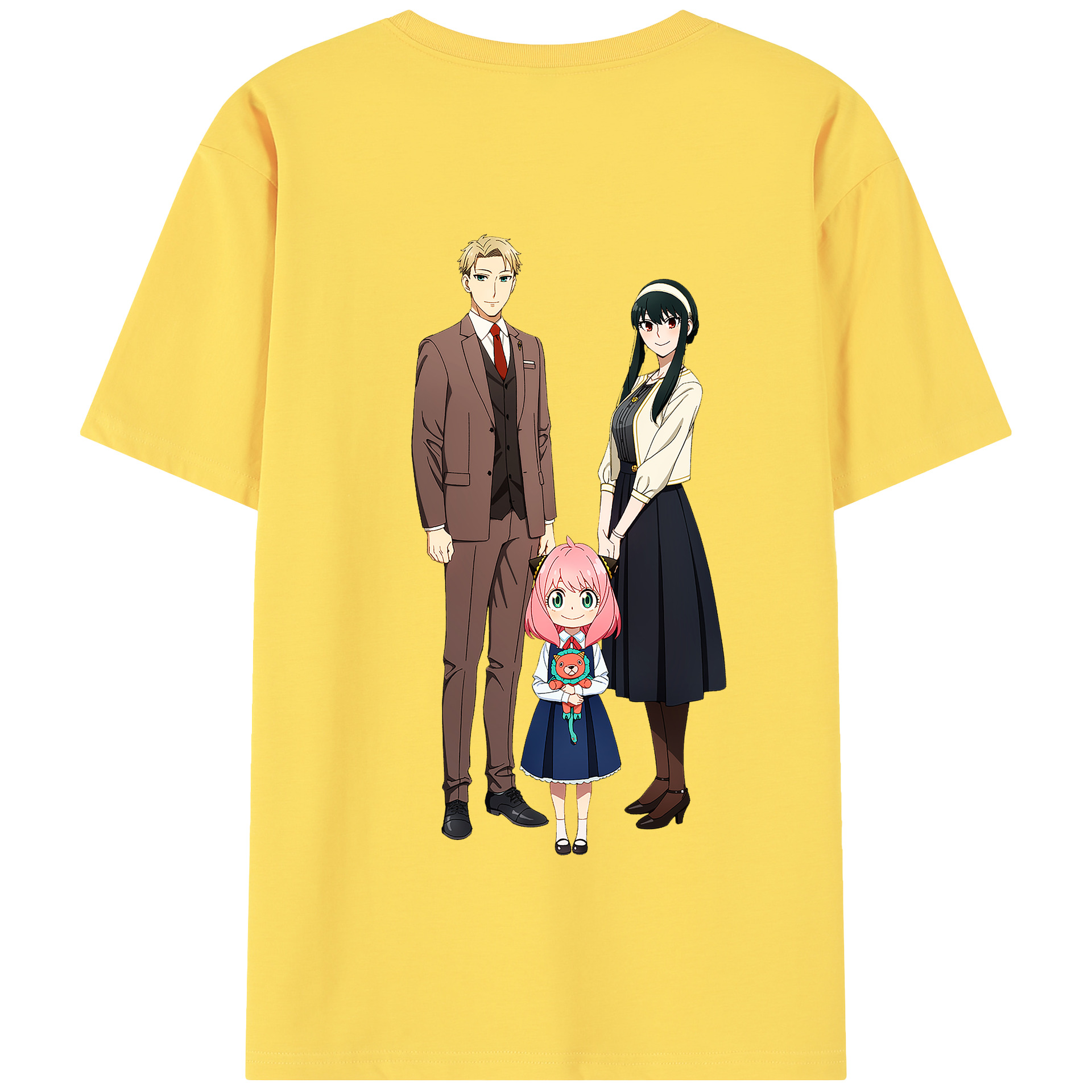 （画像用） SPY×FAMILY间谍家家酒 綿100％半袖Tシャツ（背面プリント）