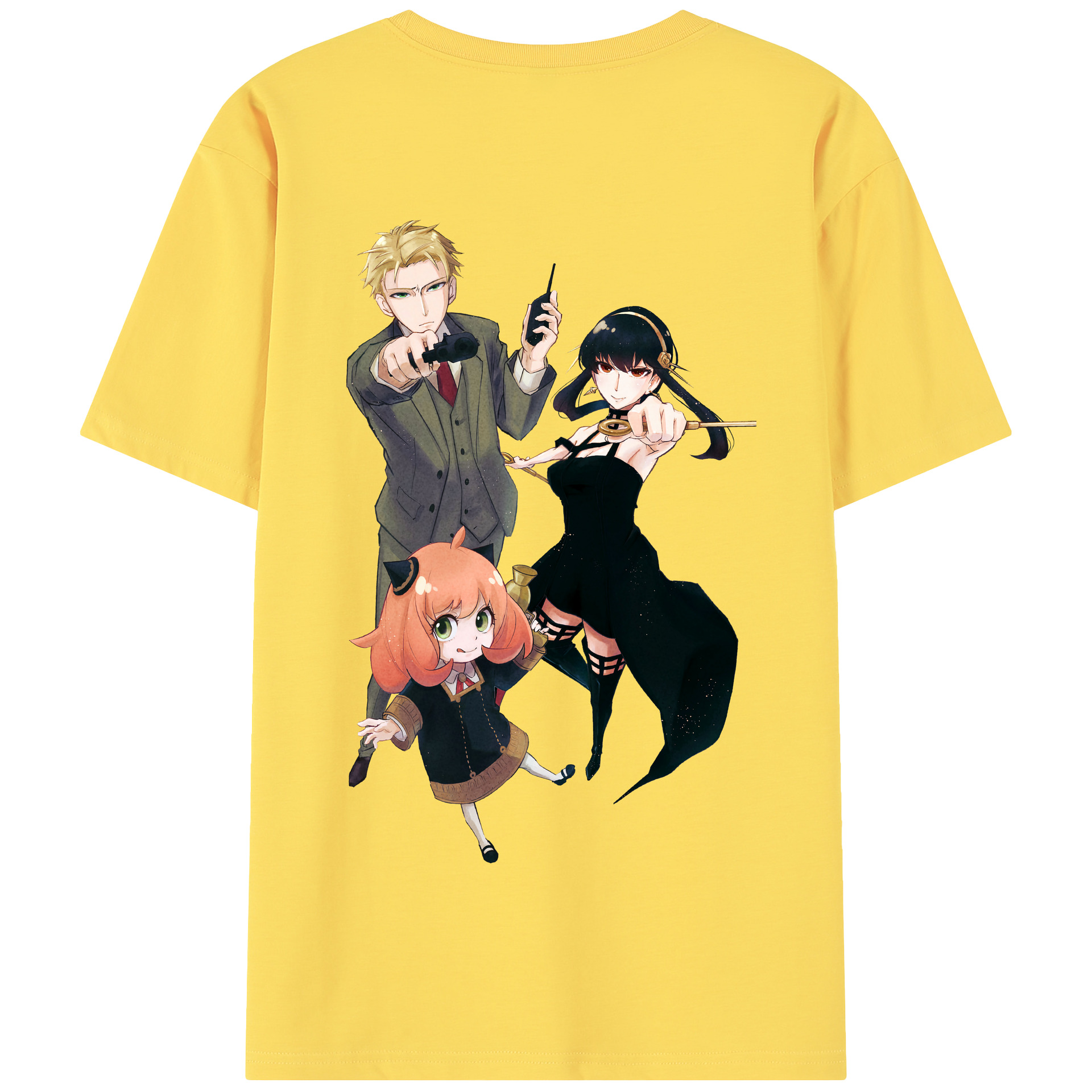 （画像用） SPY×FAMILY间谍家家酒 綿100％半袖Tシャツ（背面プリント）