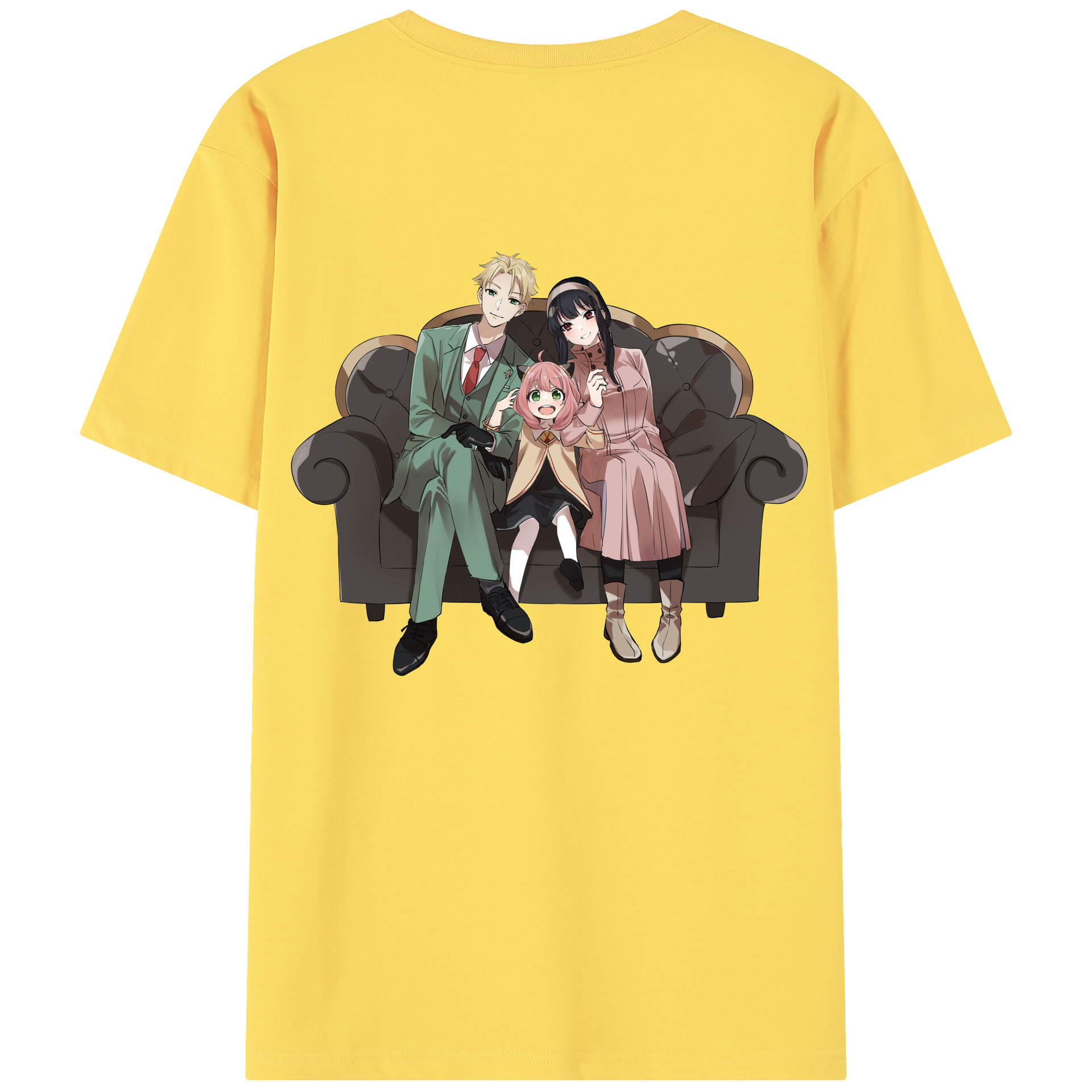 （画像用） SPY×FAMILY间谍家家酒 綿100％半袖Tシャツ（背面プリント）